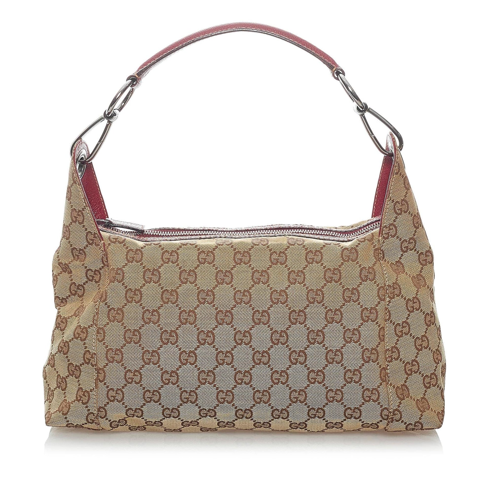 Gucci GG Pop SHG Canvas Calf Brown Shoulder Bag