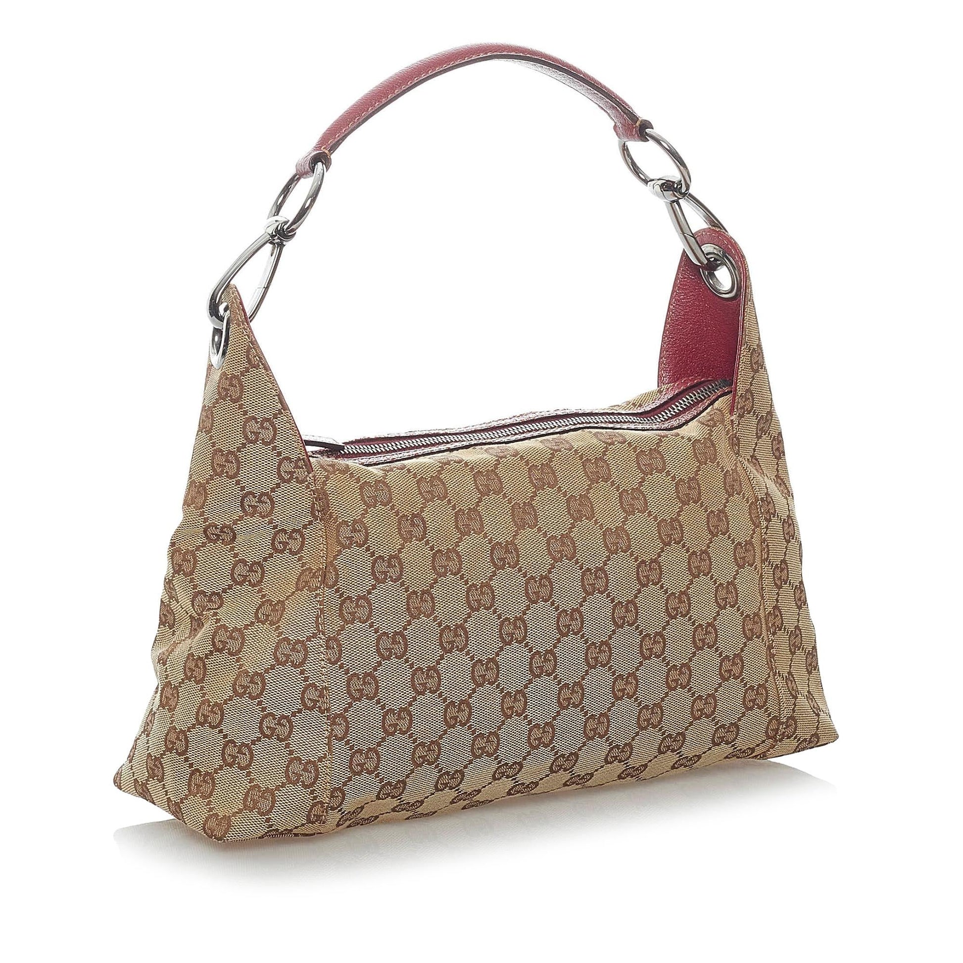 Gucci GG Pop SHG Canvas Calf Brown Shoulder Bag