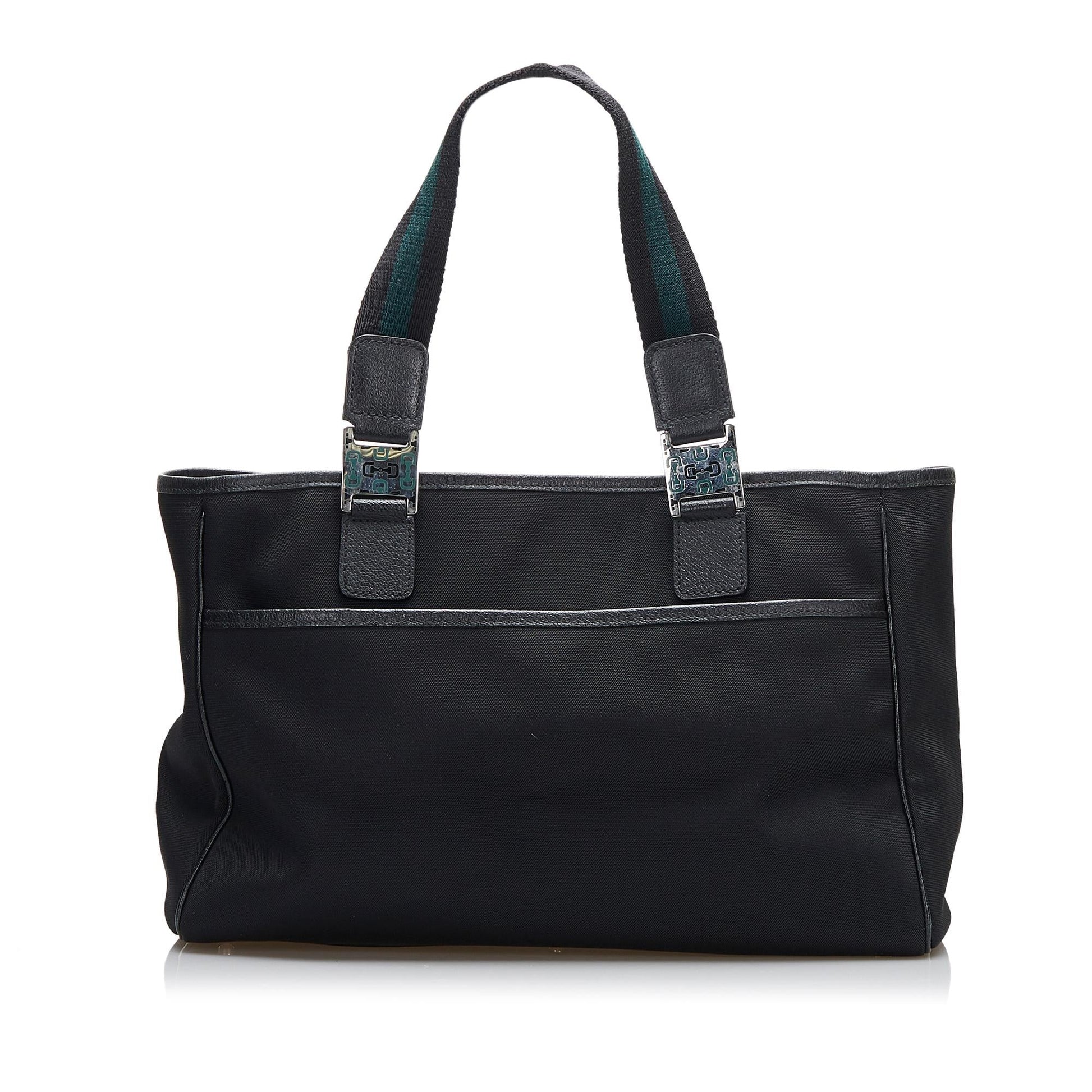 Gucci GG Pop SHG-jjONND Canvas Calf Black Tote Bag