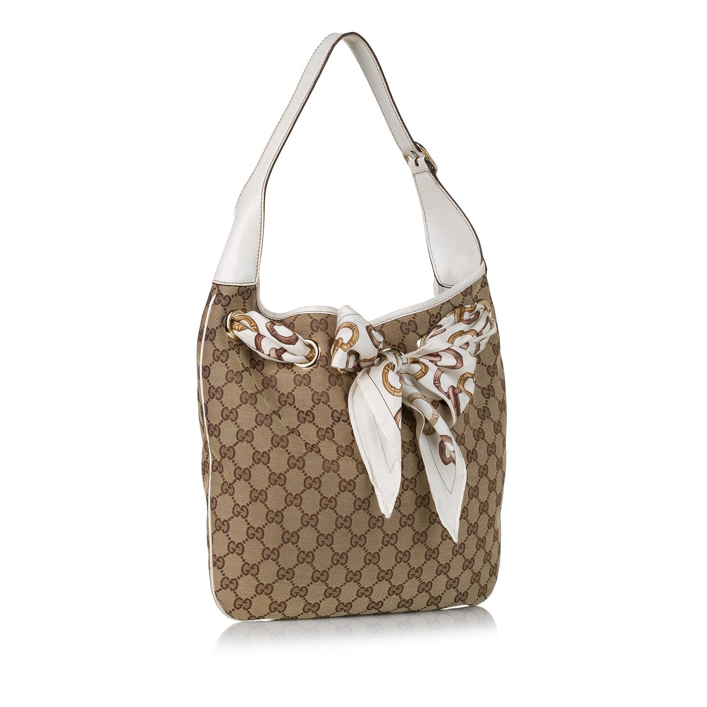 Gucci GG Positano SHG Canvas Brown Tote Bag