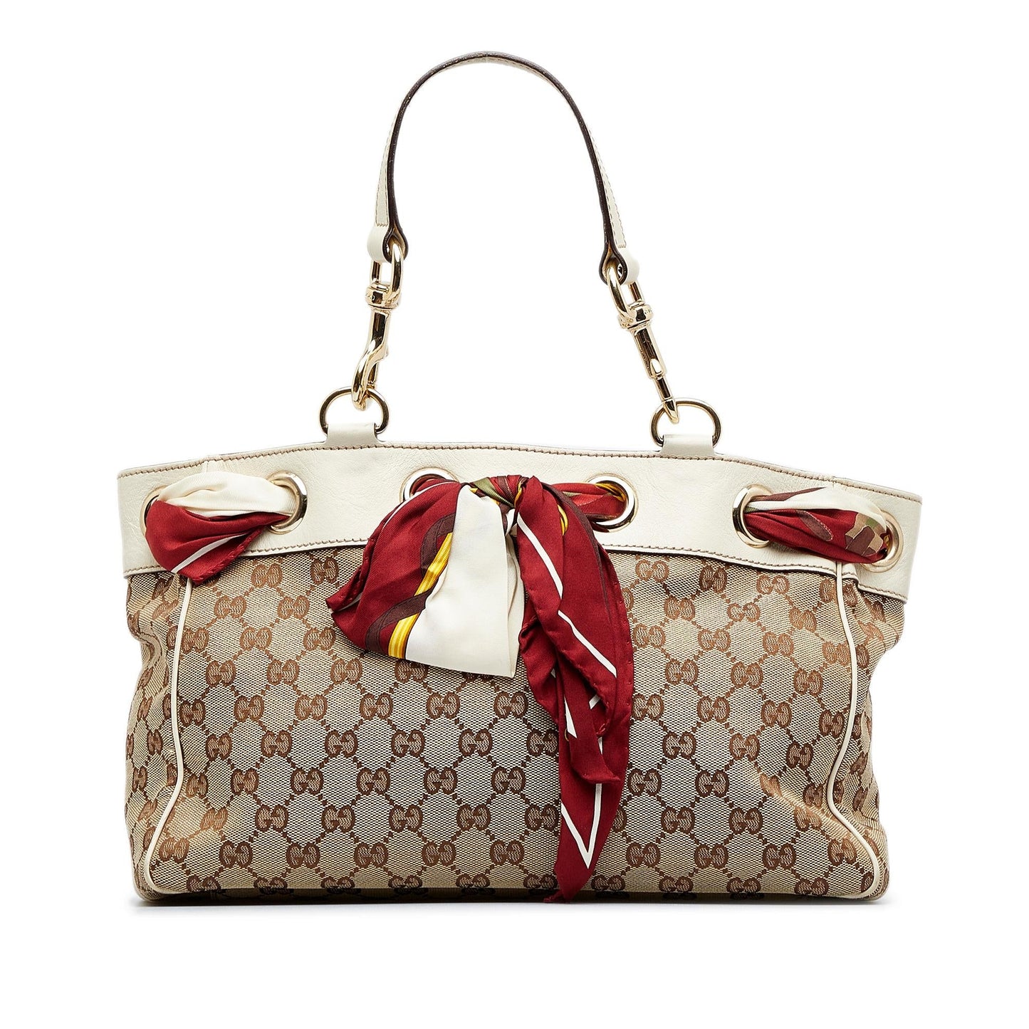 Gucci GG Positano SHG-1keonk Canvas Brown Tote Bag