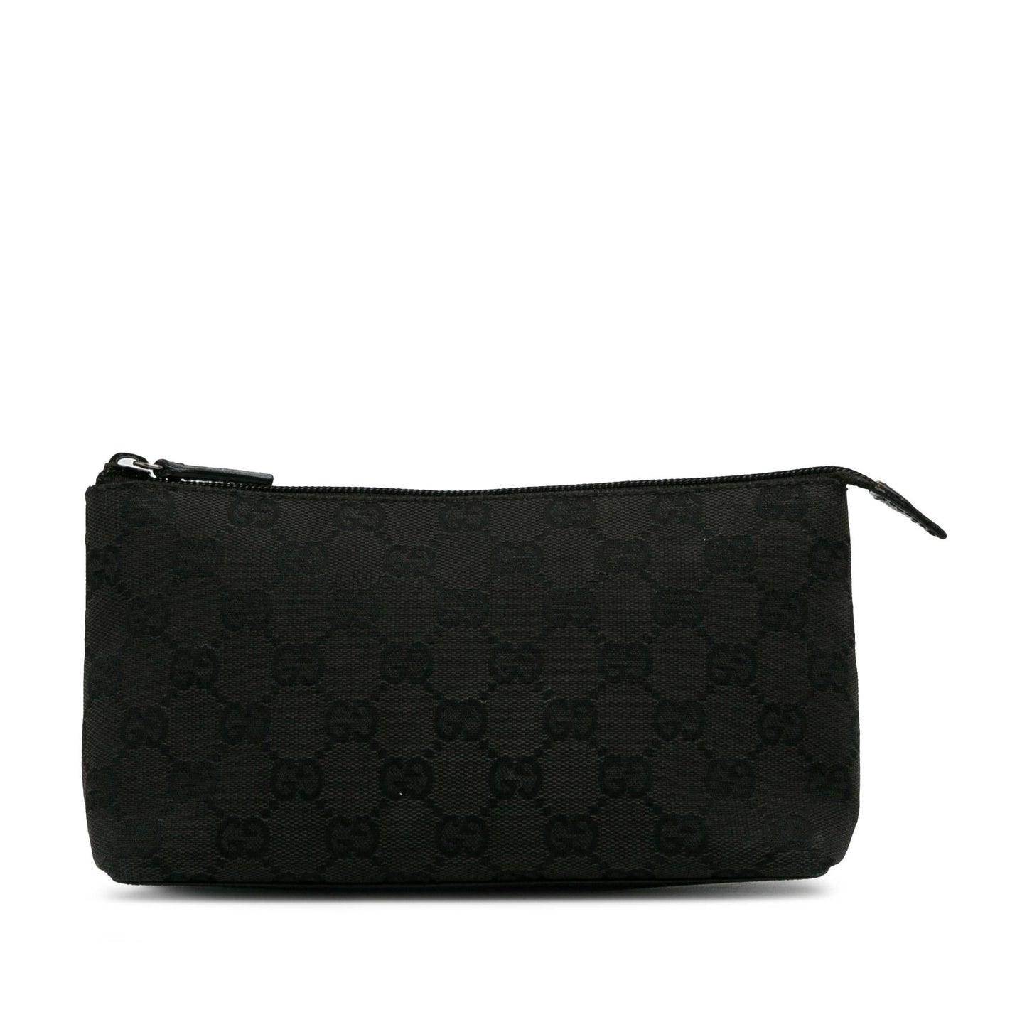 Gucci GG Pouch SHG-bbTAUq Canvas Black Handbag