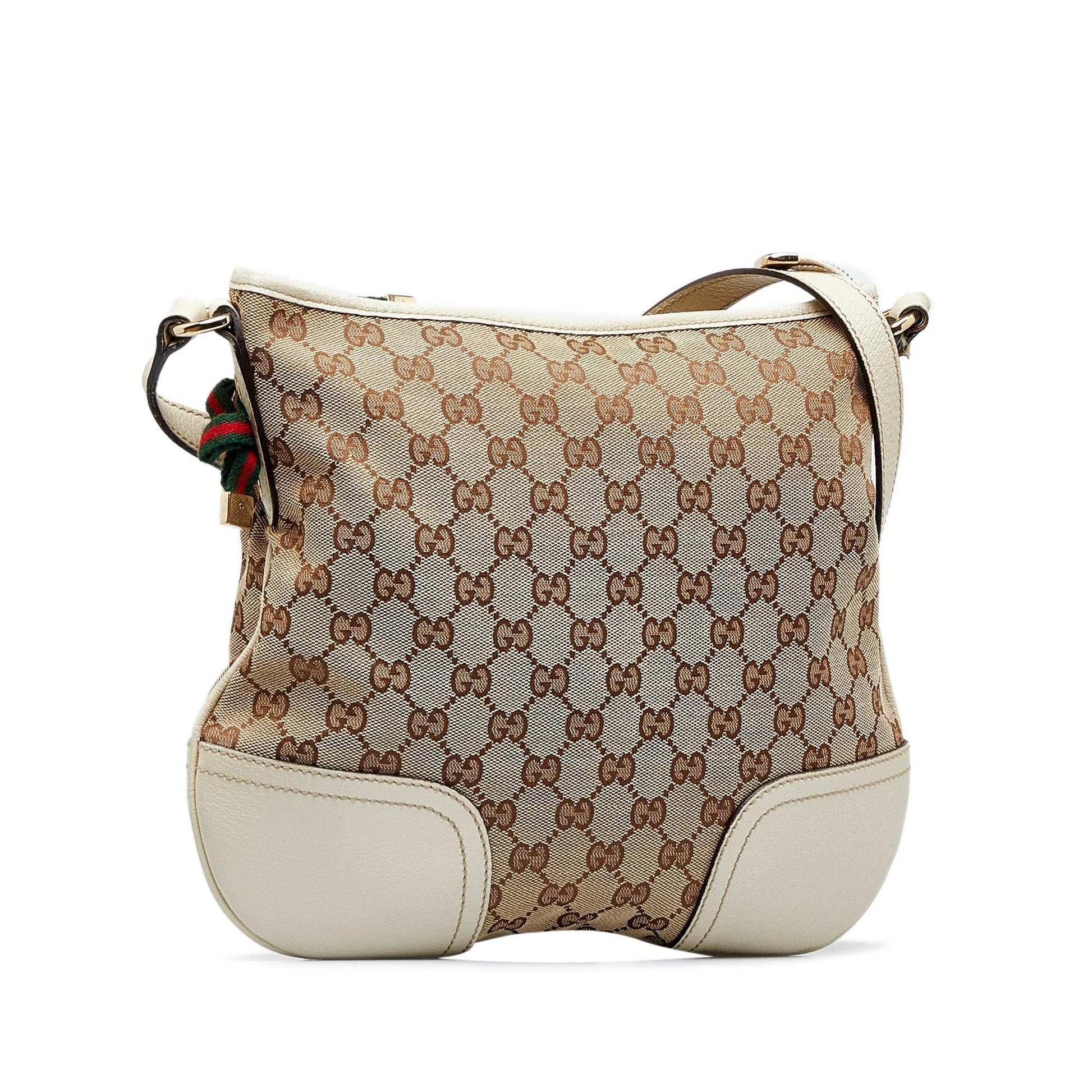 Gucci GG Princy SHG-Ny1Zt1 Canvas Calf Brown Crossbody Bag