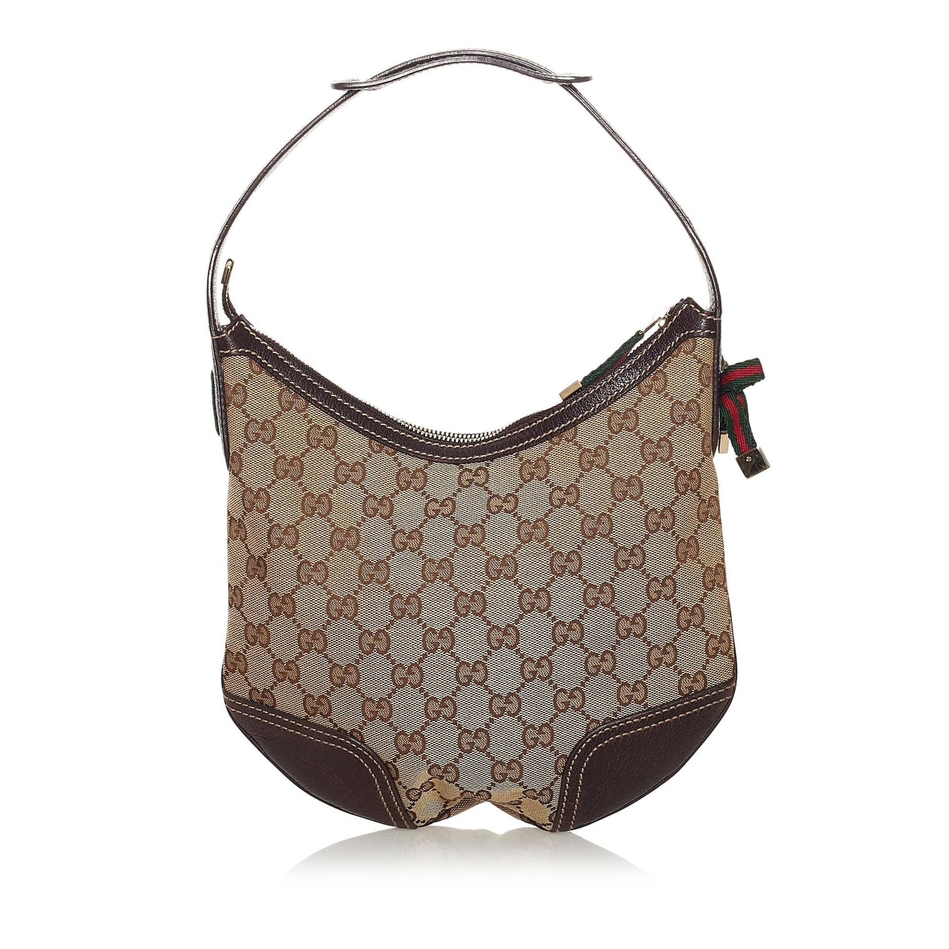 Gucci GG Princy SHG Canvas Brown Shoulder Bag