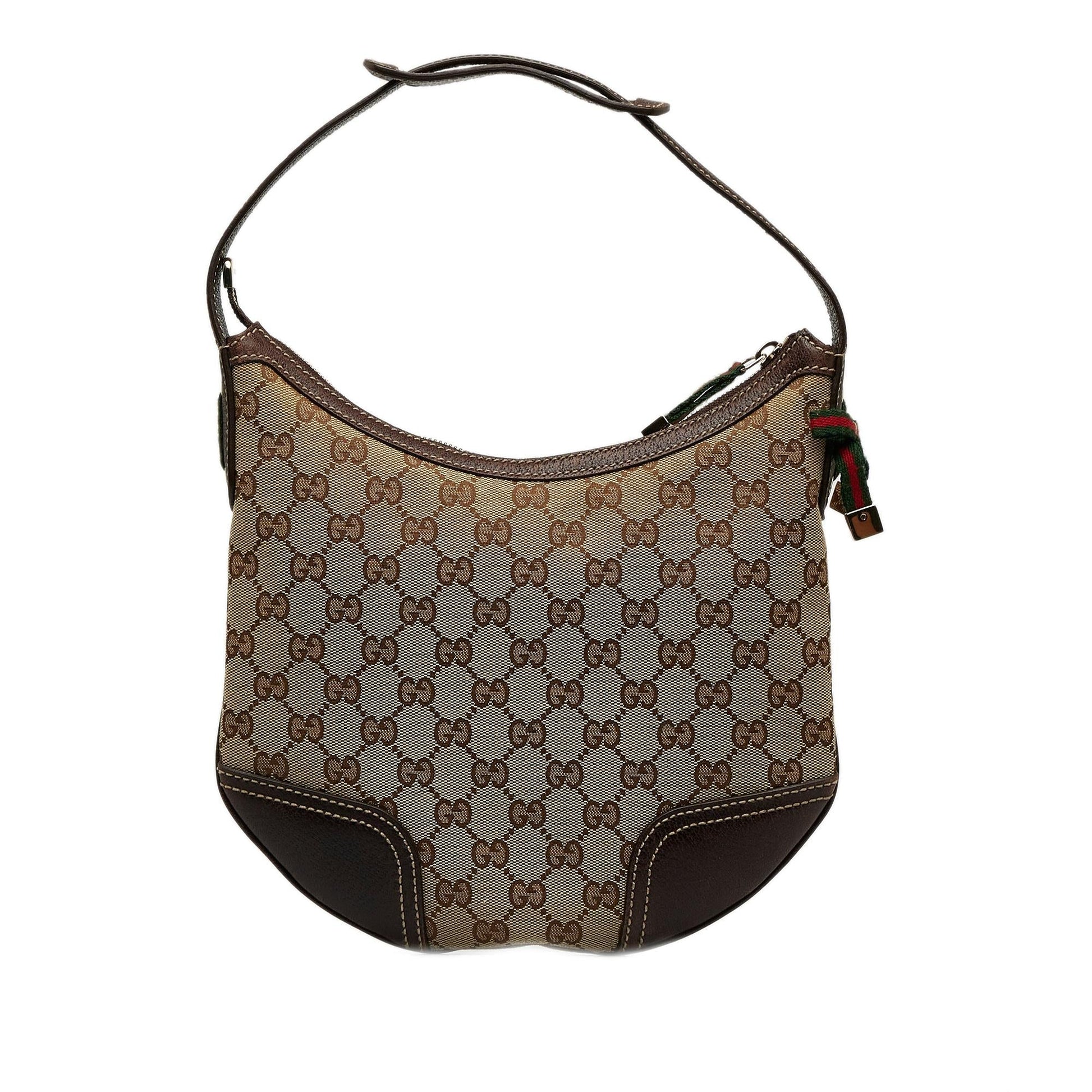 Gucci GG Princy SHG-WmKE9X Canvas Brown Shoulder Bag