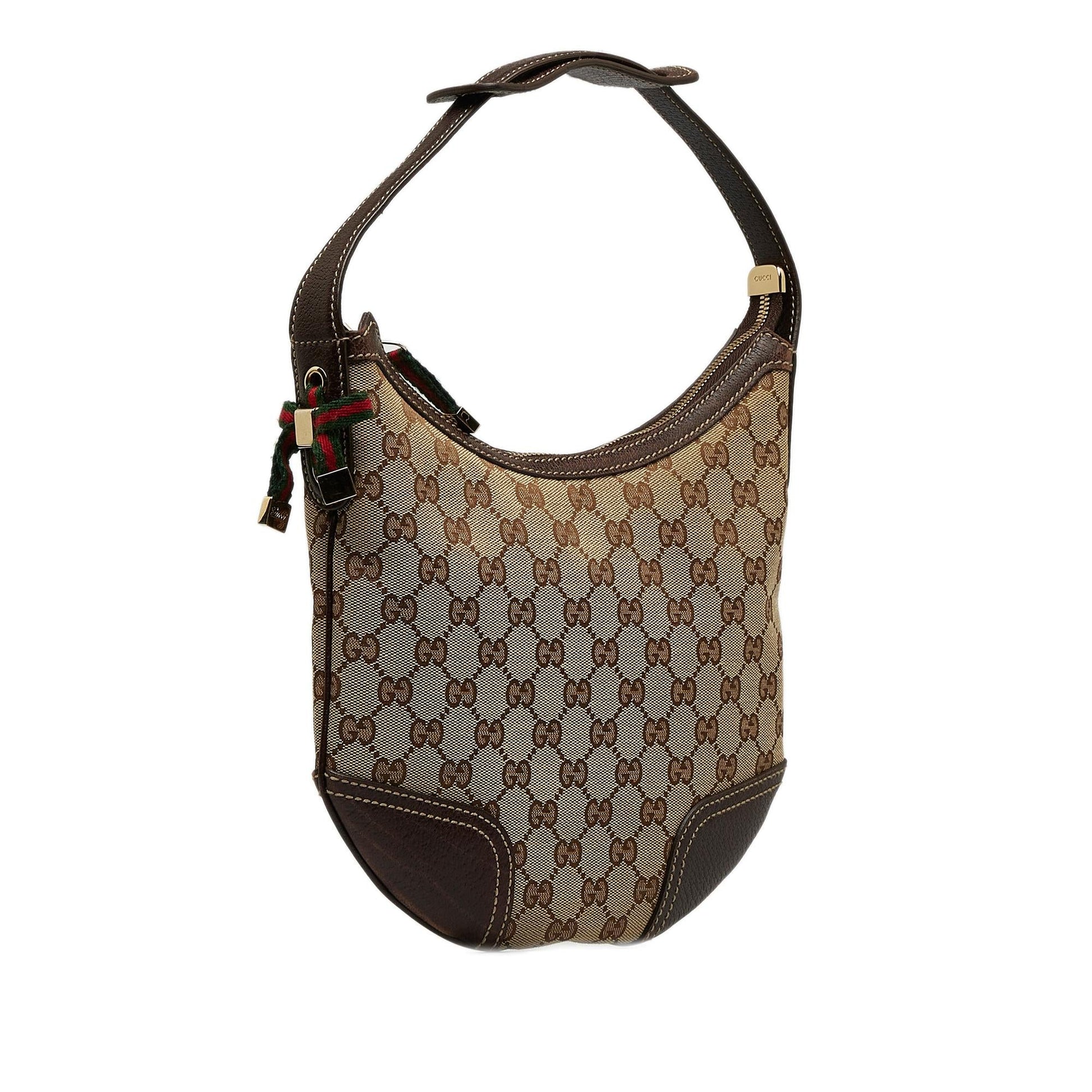 Gucci GG Princy SHG-WmKE9X Canvas Brown Shoulder Bag