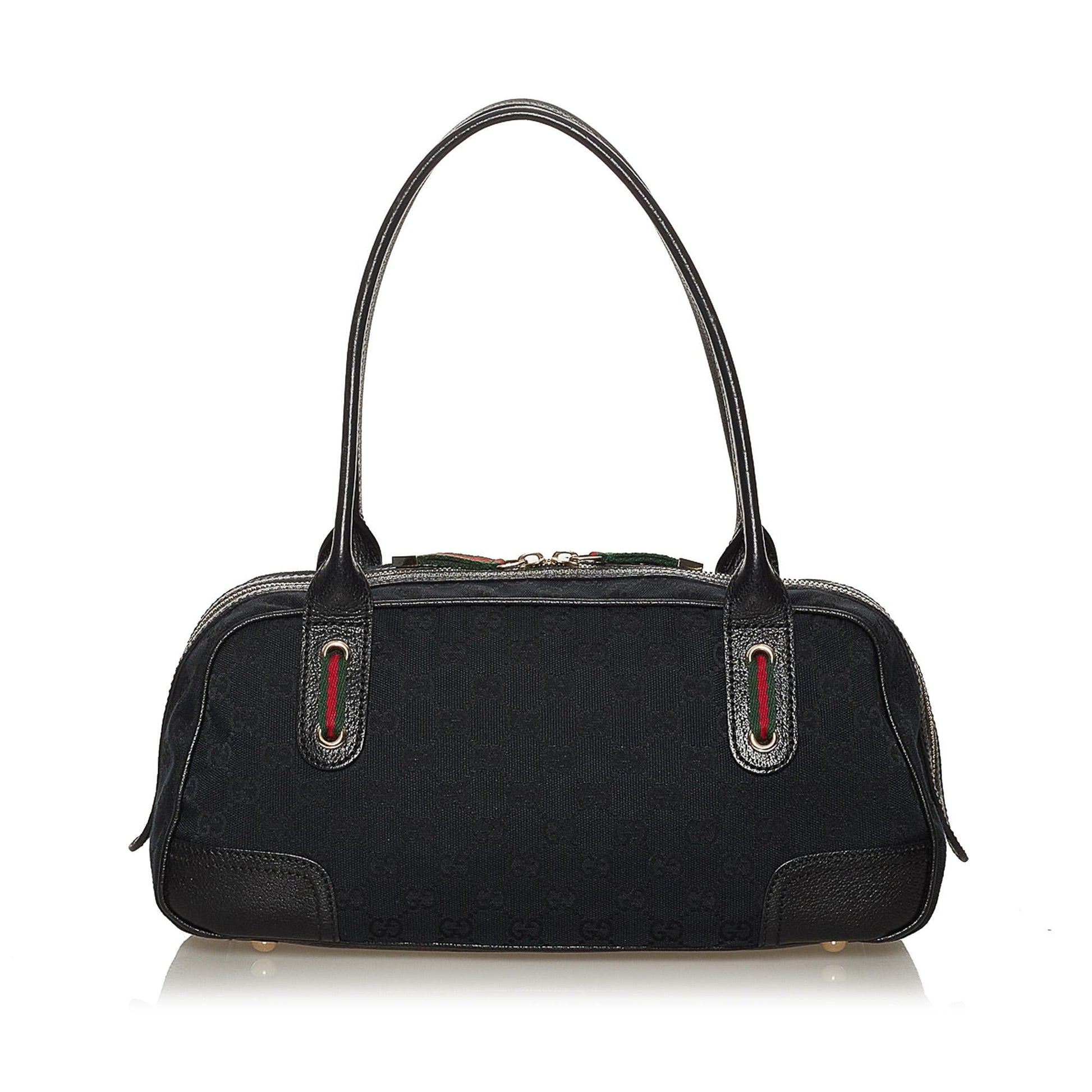Gucci GG Princy SHG Canvas Black Shoulder Bag Bag Shg