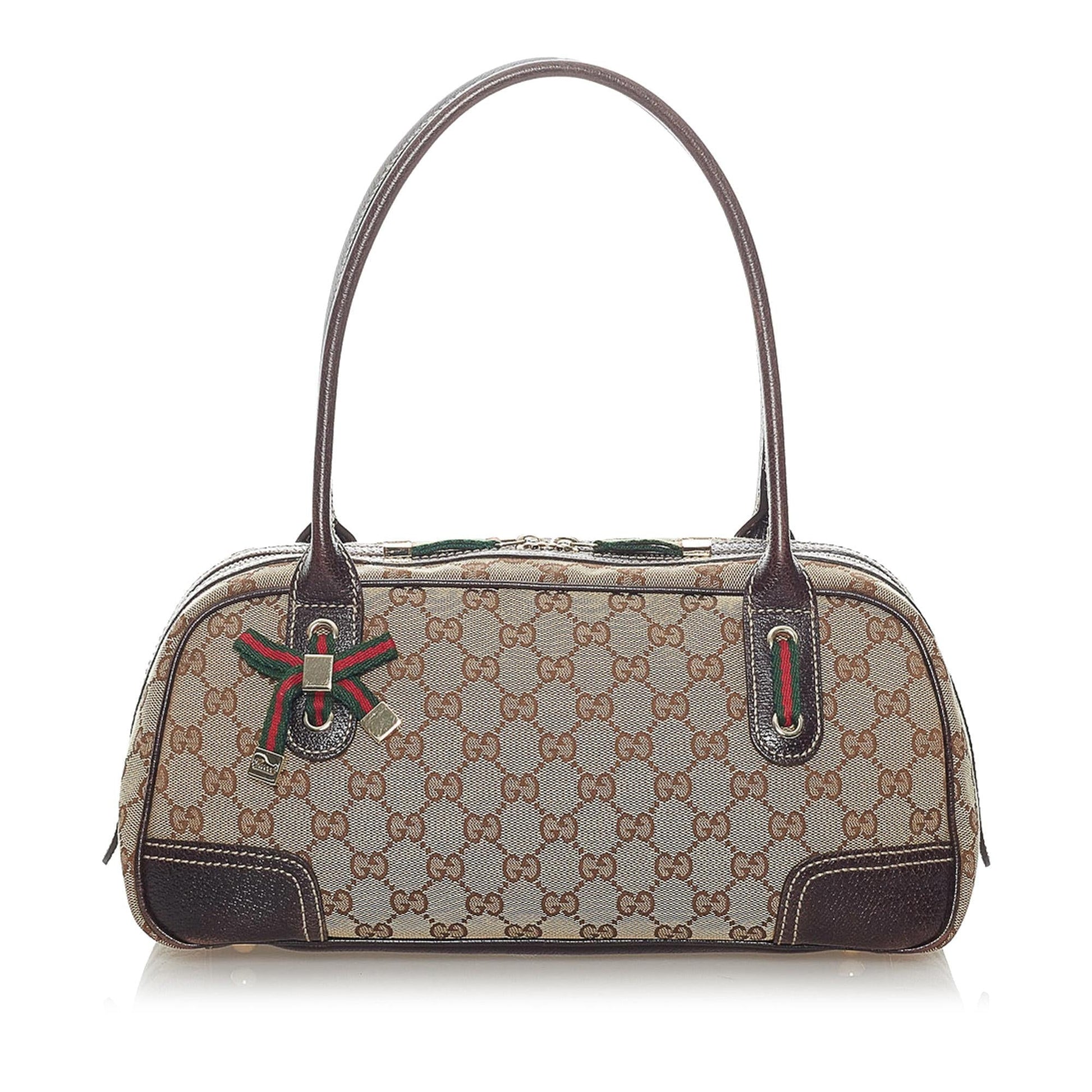 Gucci GG Princy SHG Canvas Brown Shoulder Bag 9