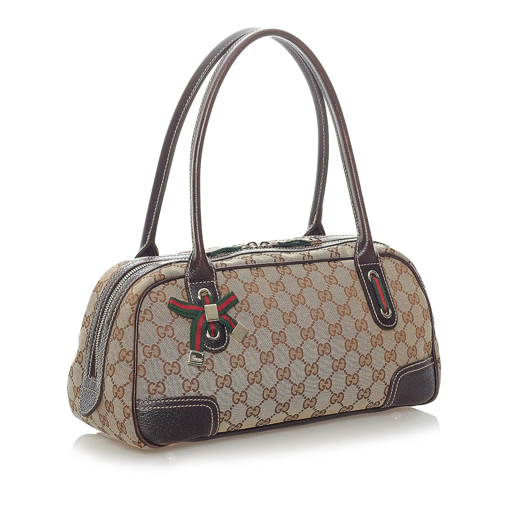 Gucci GG Princy SHG Canvas Brown Shoulder Bag 9