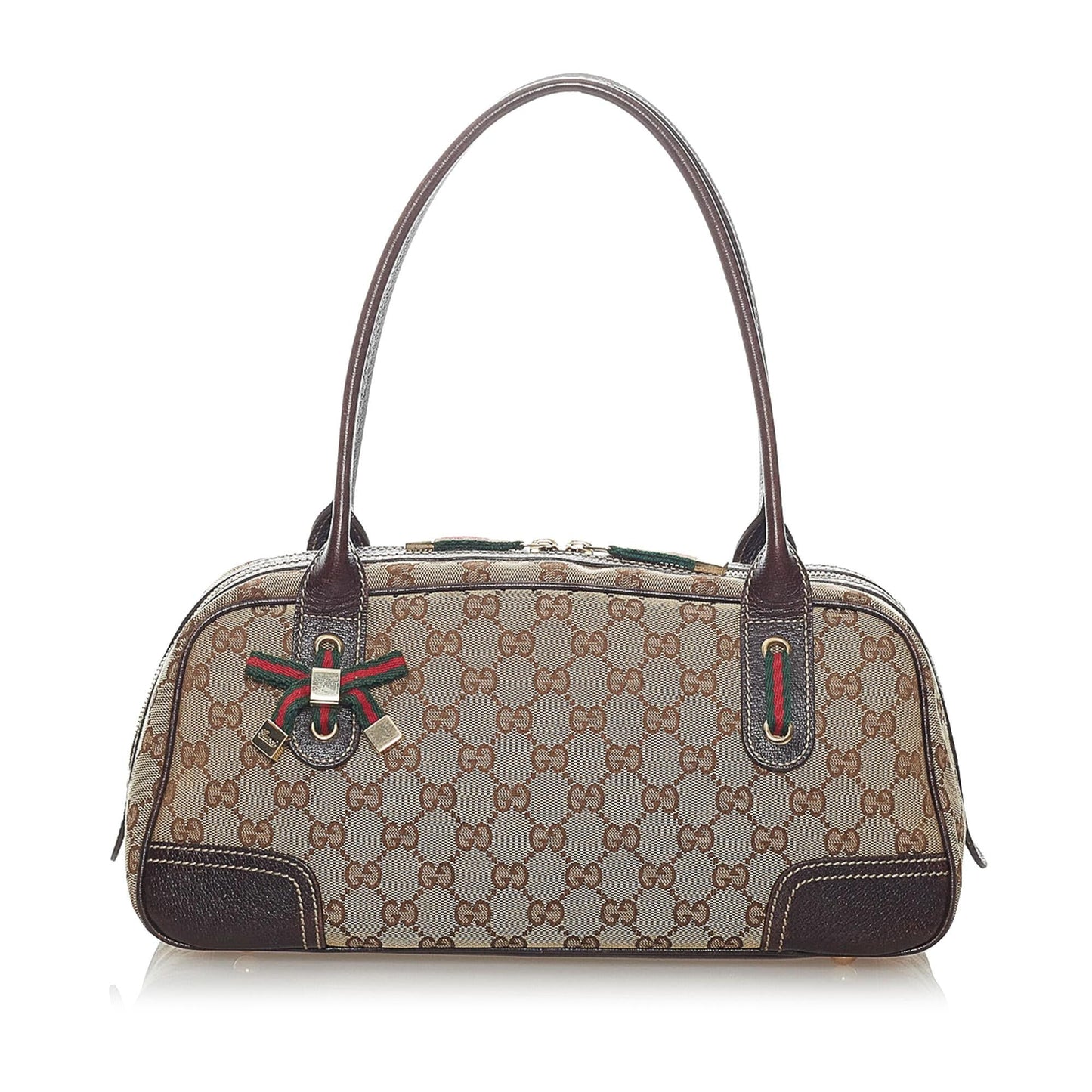 Gucci GG Princy SHG Canvas Brown Shoulder Bag 10