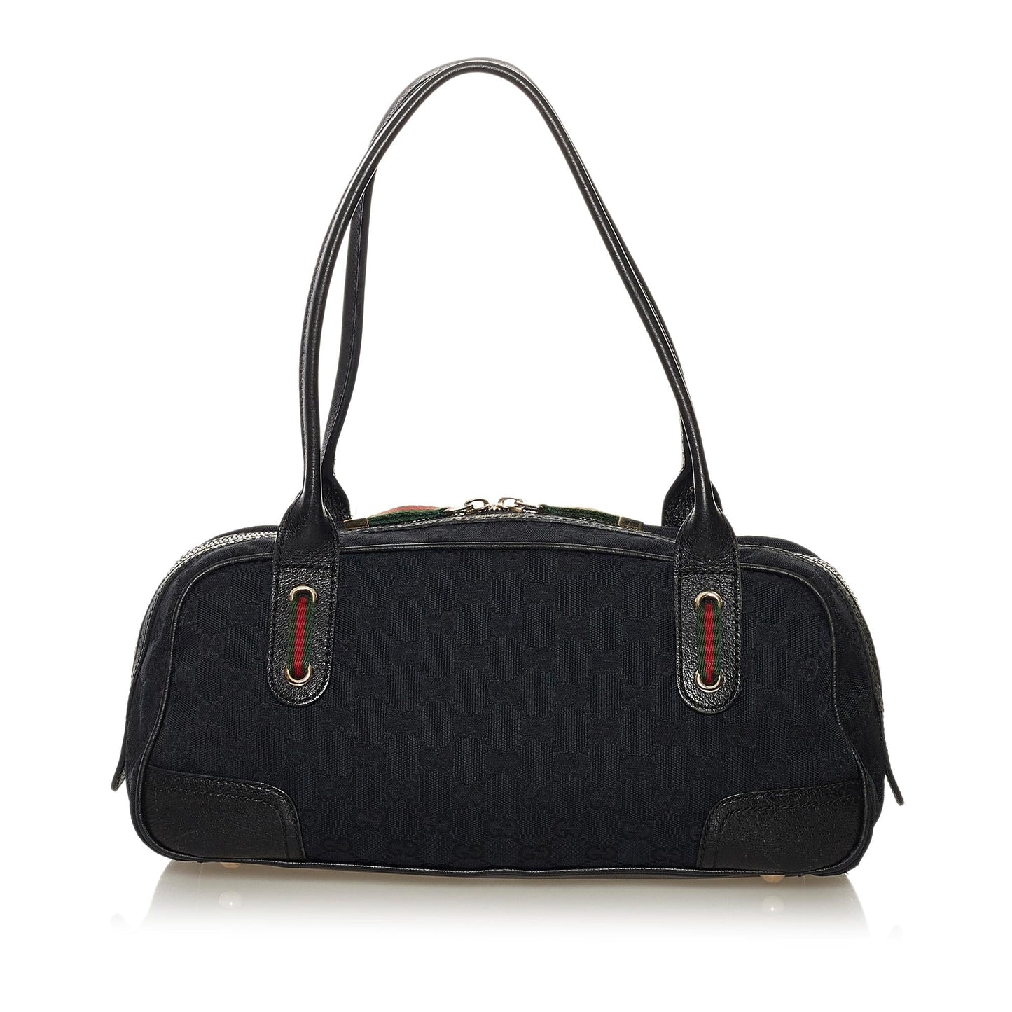 Gucci GG Princy SHG Canvas Calf Black Shoulder Bag
