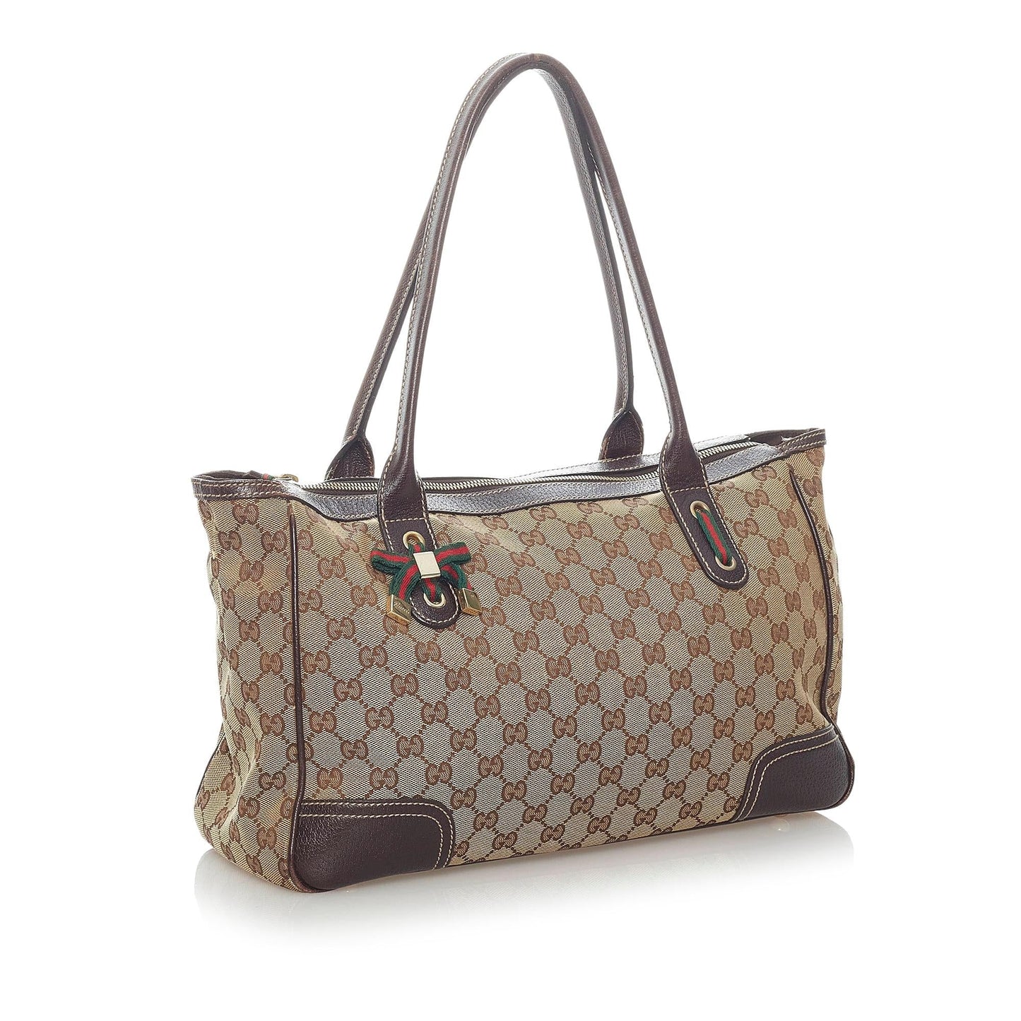 Gucci GG Princy SHG Canvas Brown Shoulder Bag Bag Shg