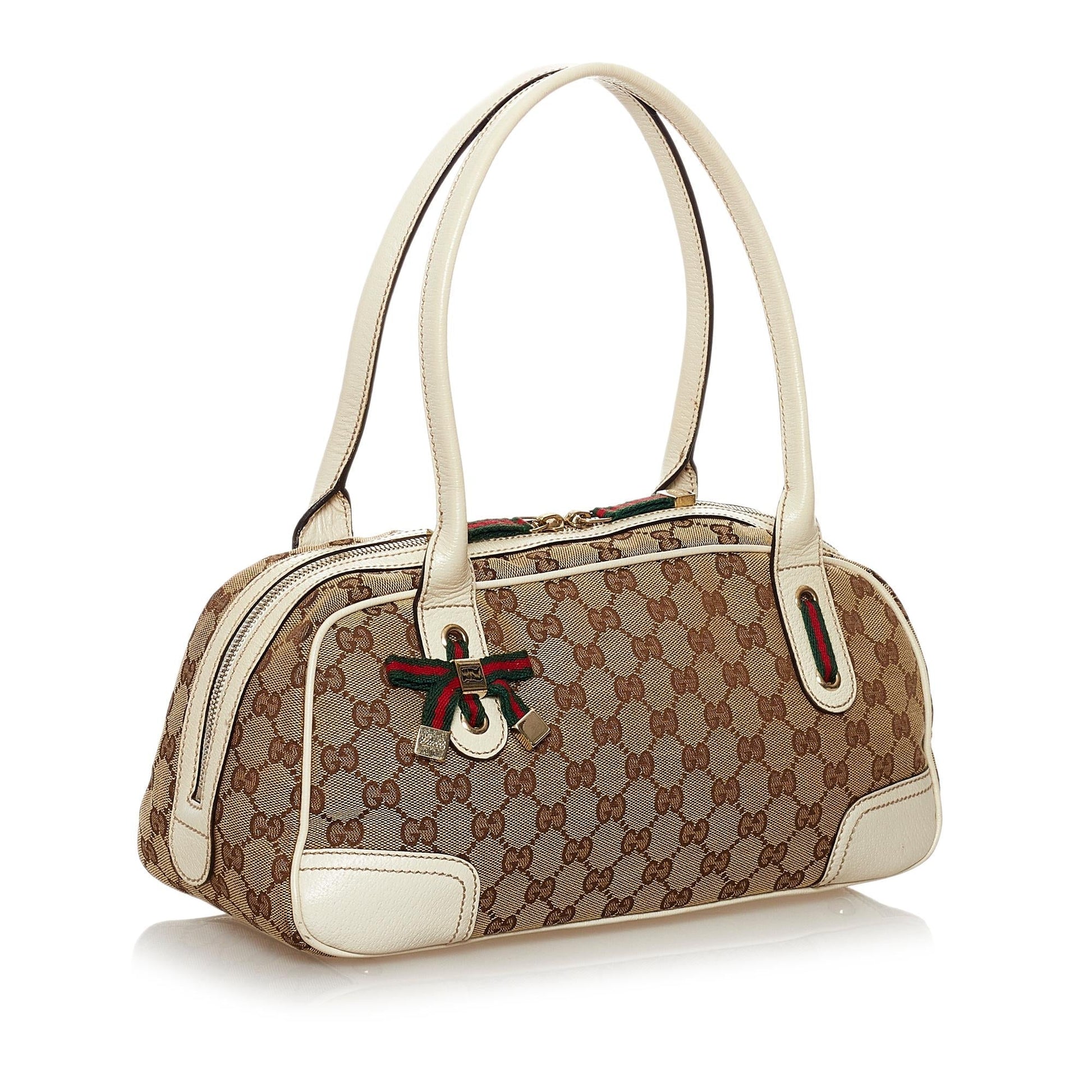 Gucci GG Princy SHG Canvas Brown Shoulder Bag 3