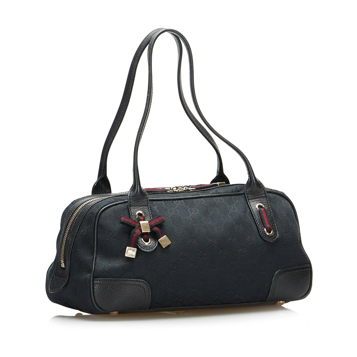 Gucci GG Princy SHG-Fs1u1R Canvas Black Shoulder Bag