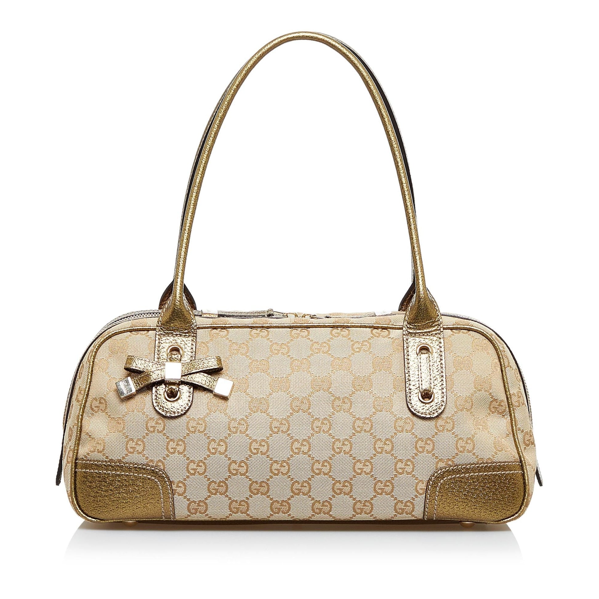 Gucci GG Princy SHG-BFVHDN Canvas Brown Shoulder Bag