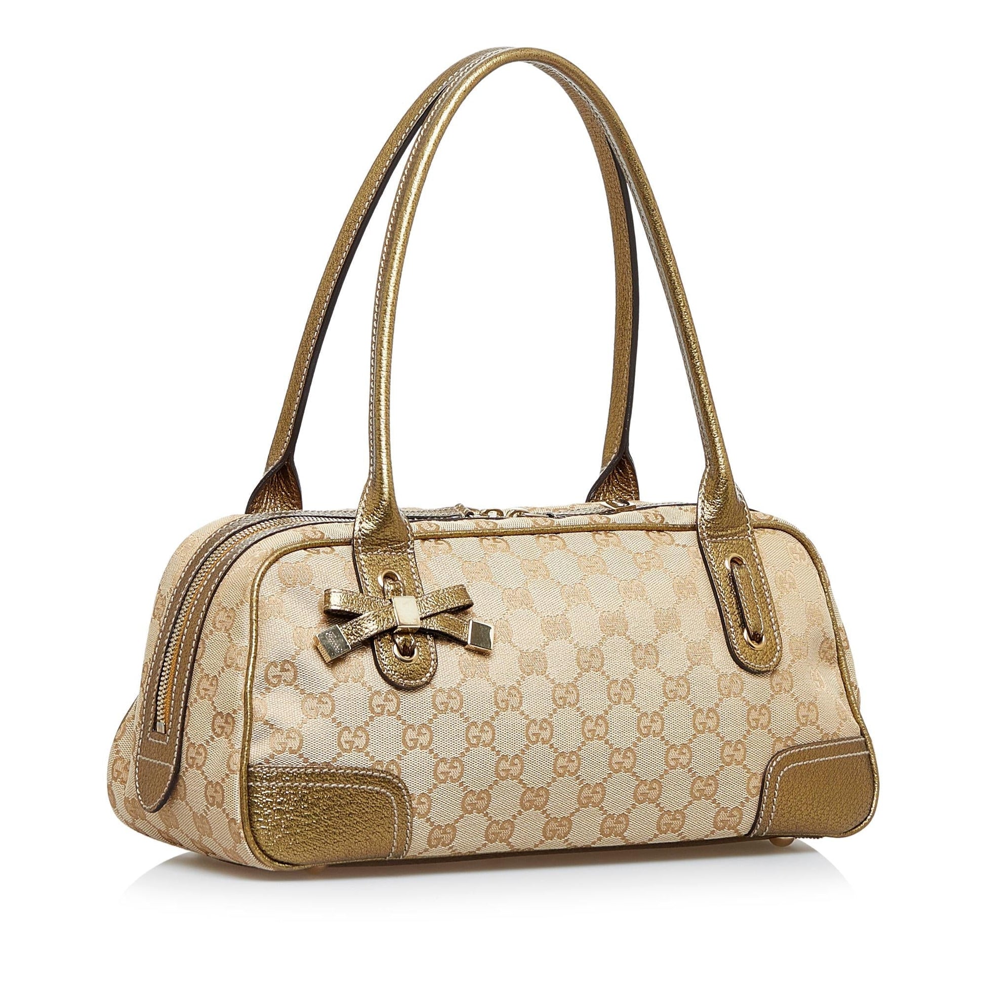 Gucci GG Princy SHG-BFVHDN Canvas Brown Shoulder Bag