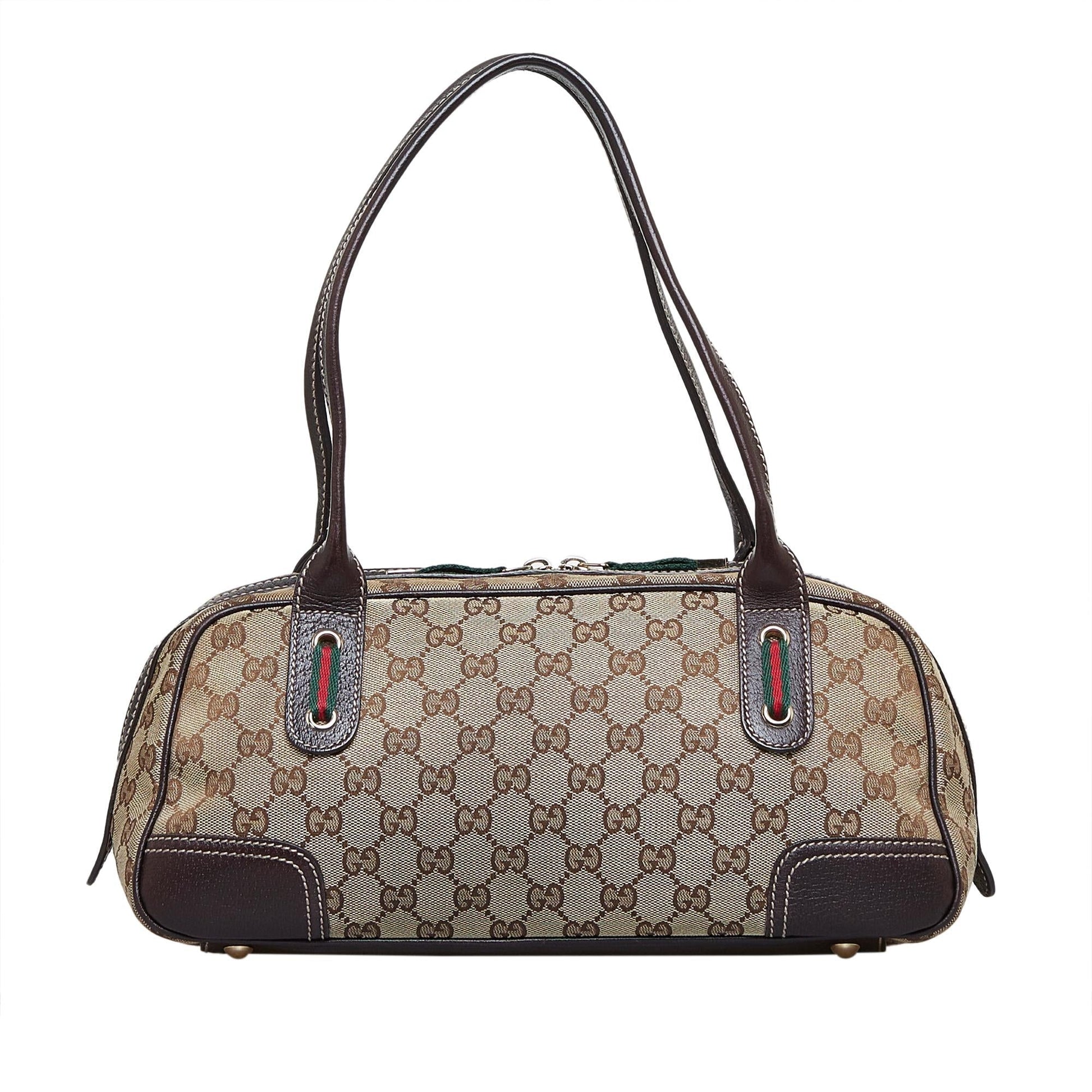Gucci GG Princy SHG-MCDNu0 Canvas Brown Shoulder Bag
