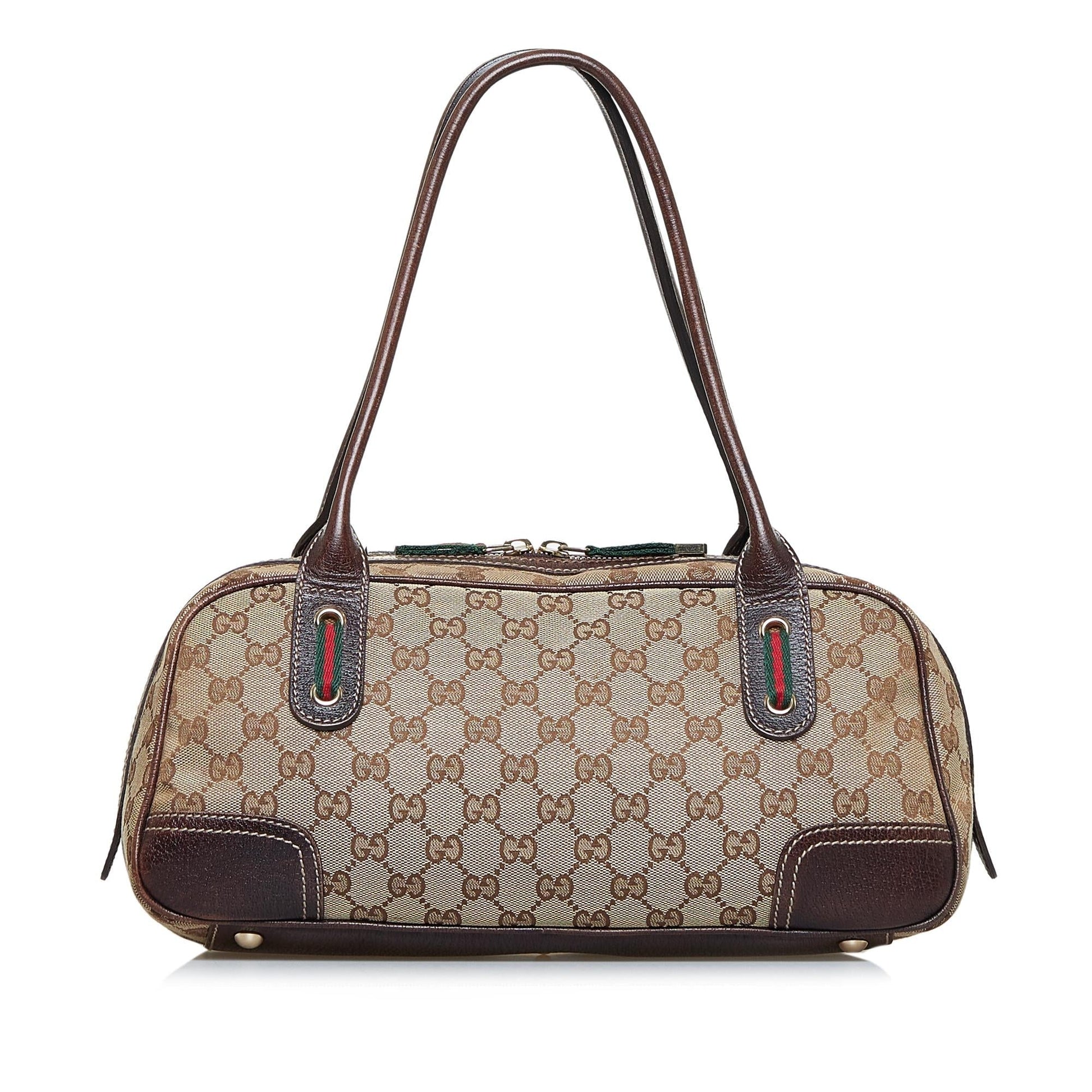 Gucci GG Princy SHG-Qh9zcR Canvas Brown Shoulder Bag