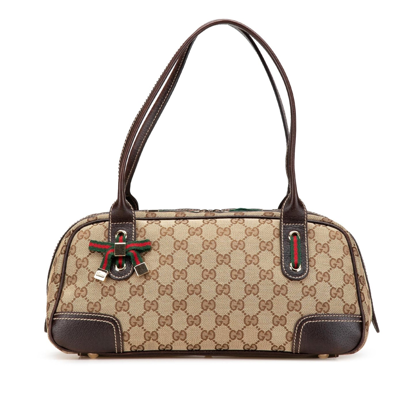 Gucci GG Princy Canvas Calf Brown Shoulder Bag