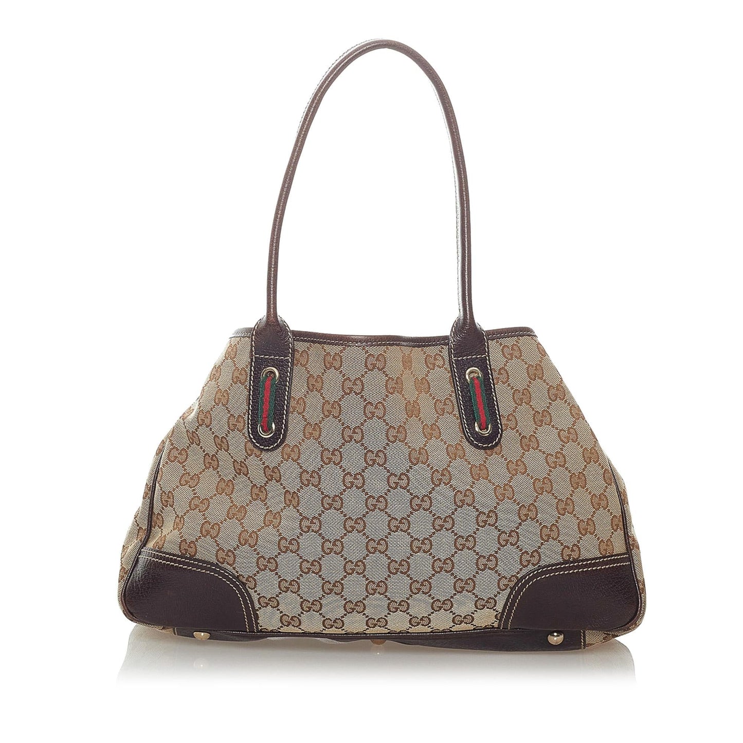 Gucci GG Princy SHG Canvas Brown Tote Bag 8