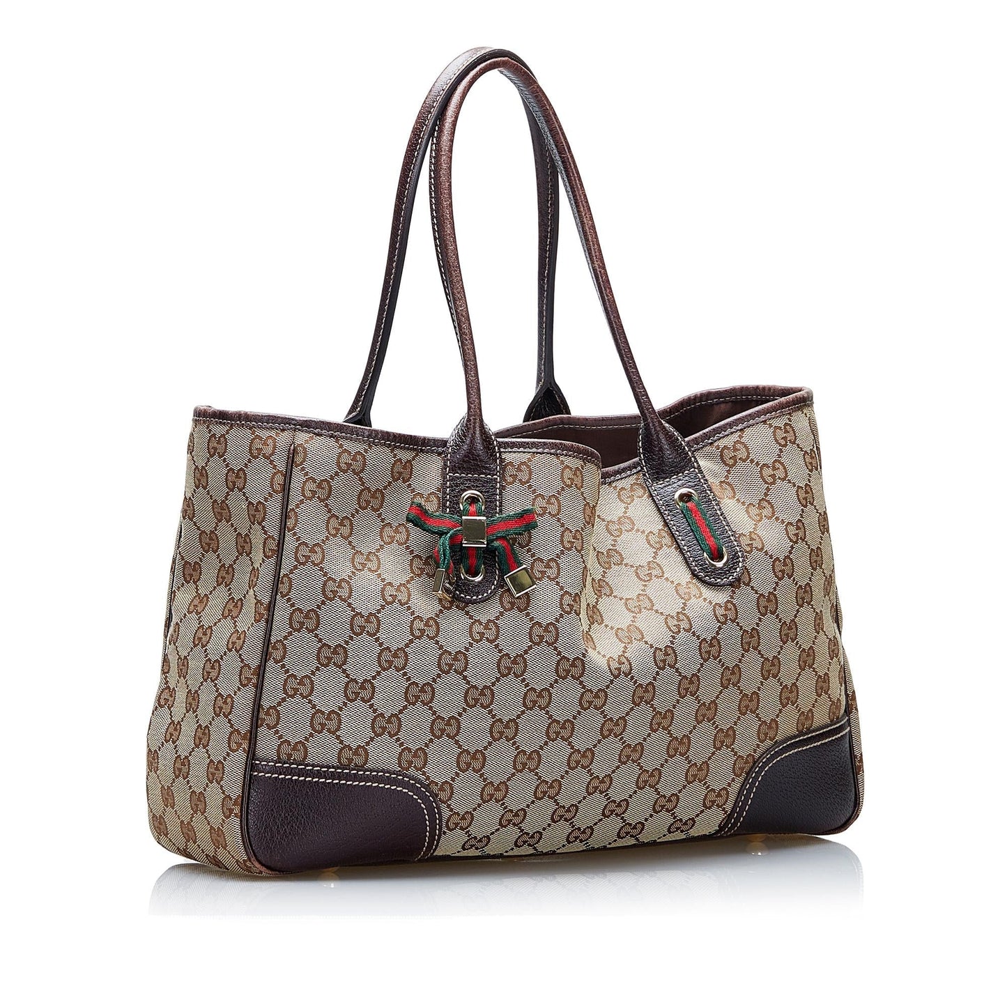 Gucci GG Princy SHG-NumBEo Canvas Brown Tote Bag