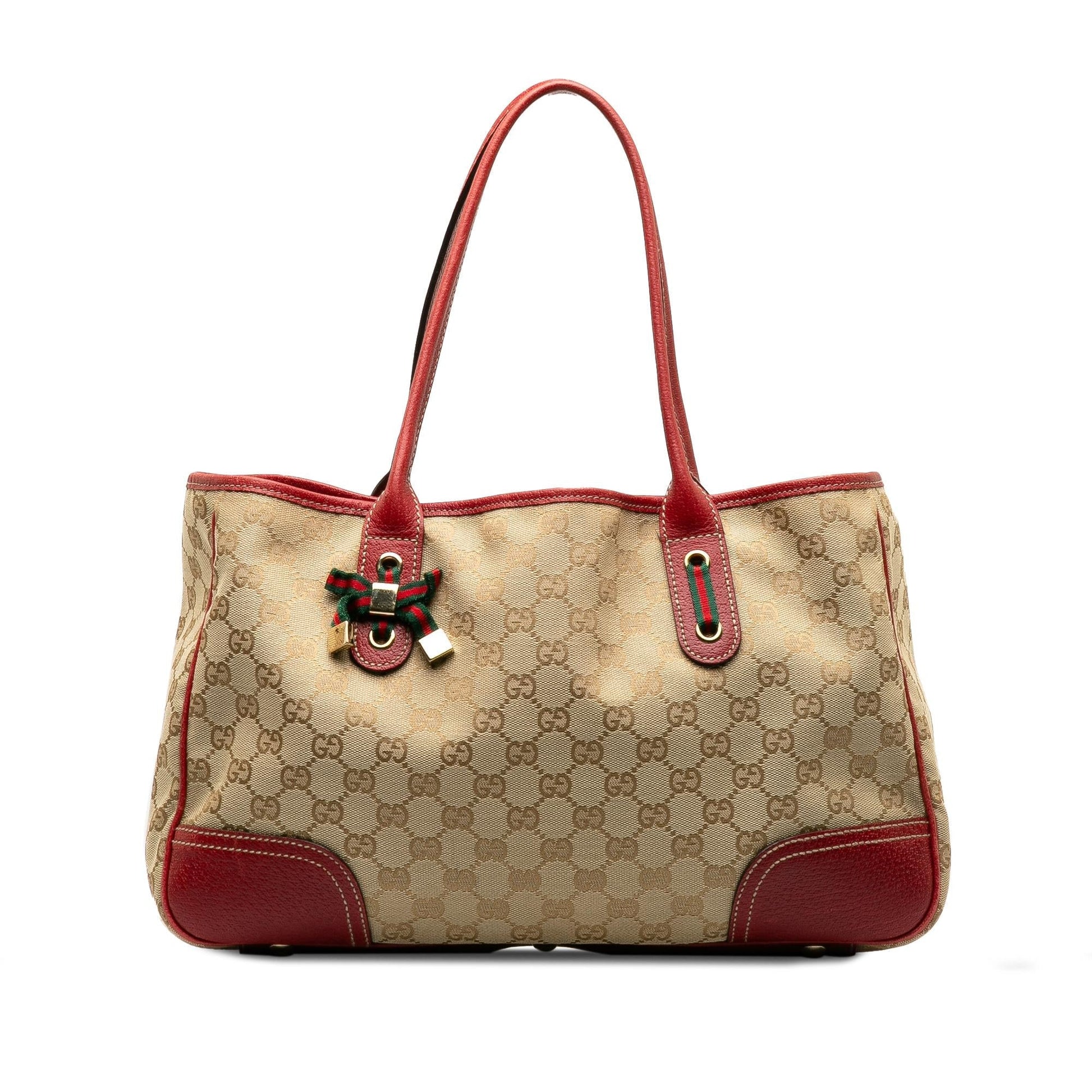 Gucci GG Princy SHG-Xoxkv8 Canvas Brown Tote Bag