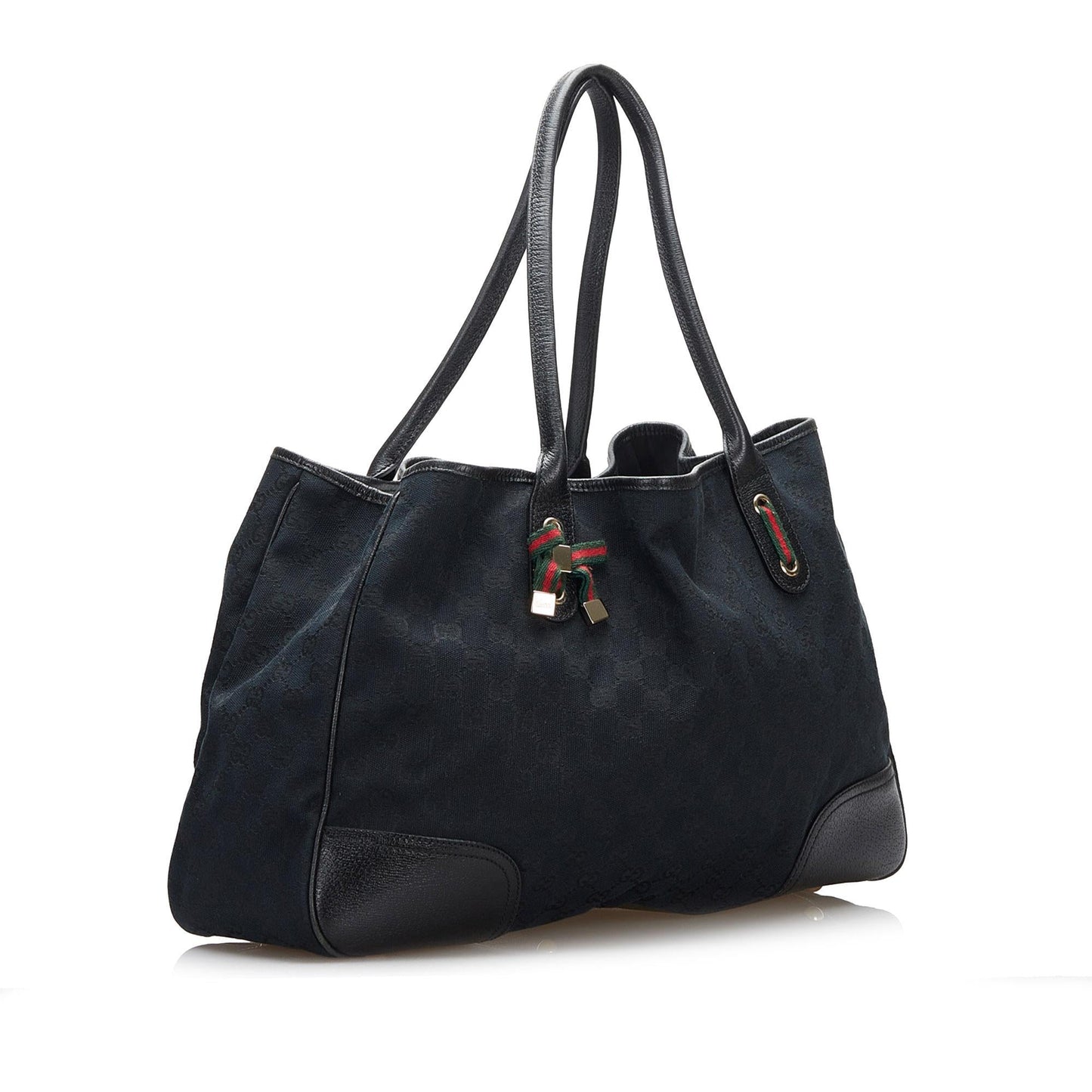 Gucci GG Princy SHG- sm4O Canvas Black Tote Bag