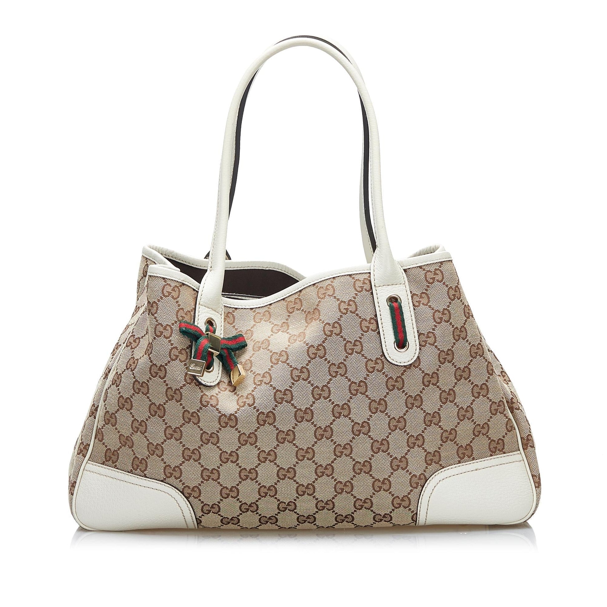 Gucci GG Princy SHG-VnKPvM Canvas Brown Tote Bag