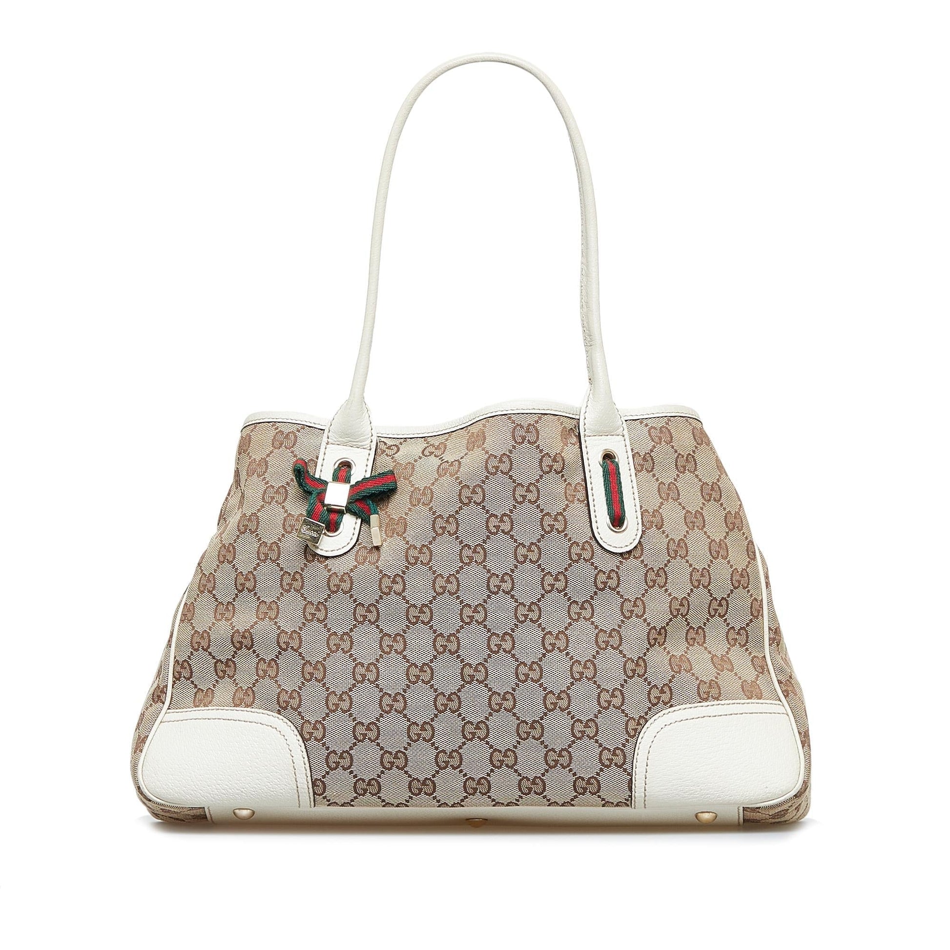 Gucci GG Princy SHG-wfGuxY Canvas Brown Tote Bag