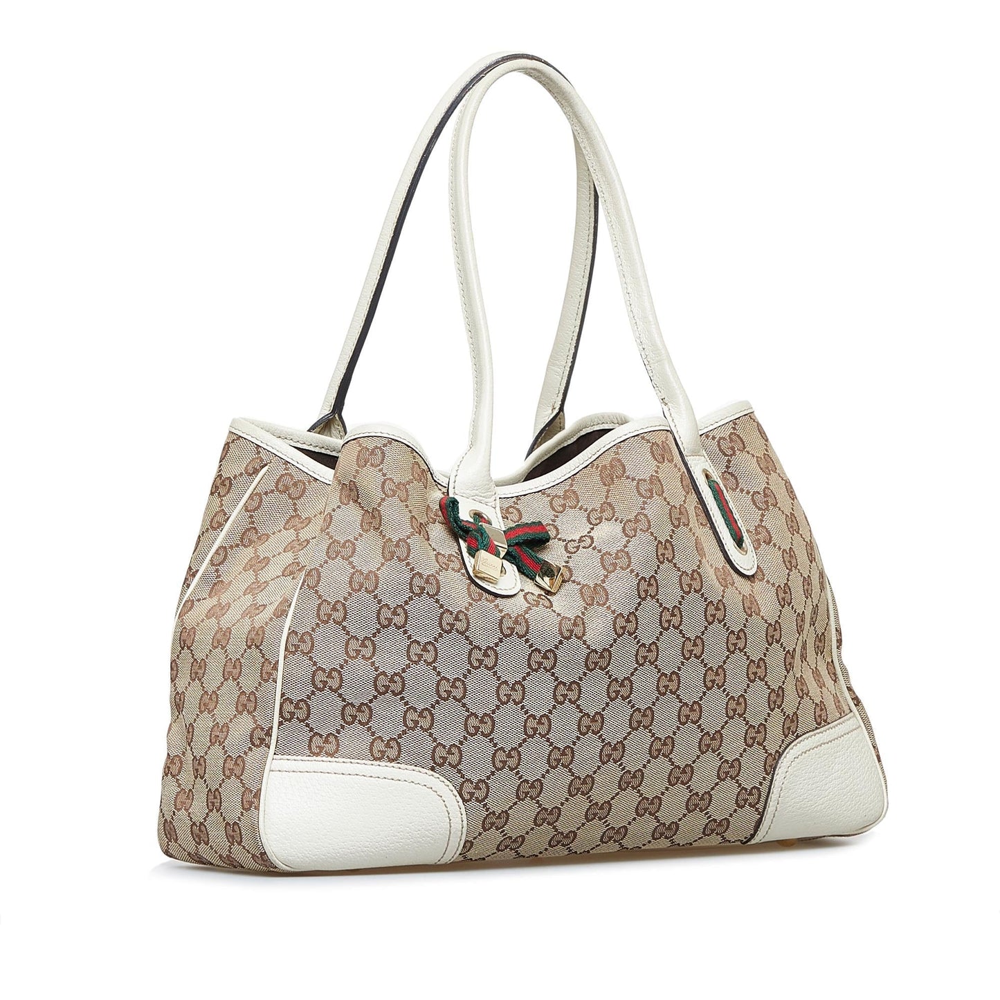 Gucci GG Princy SHG-wfGuxY Canvas Brown Tote Bag