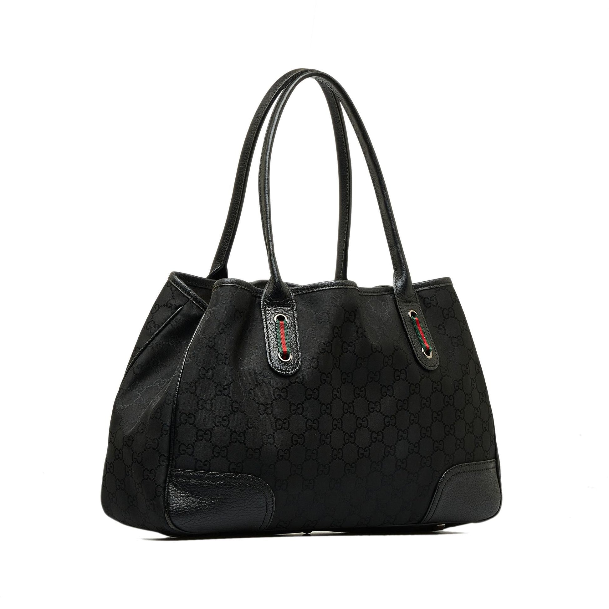 Gucci GG Princy SHG-dbmN4Q Canvas Black Tote Bag