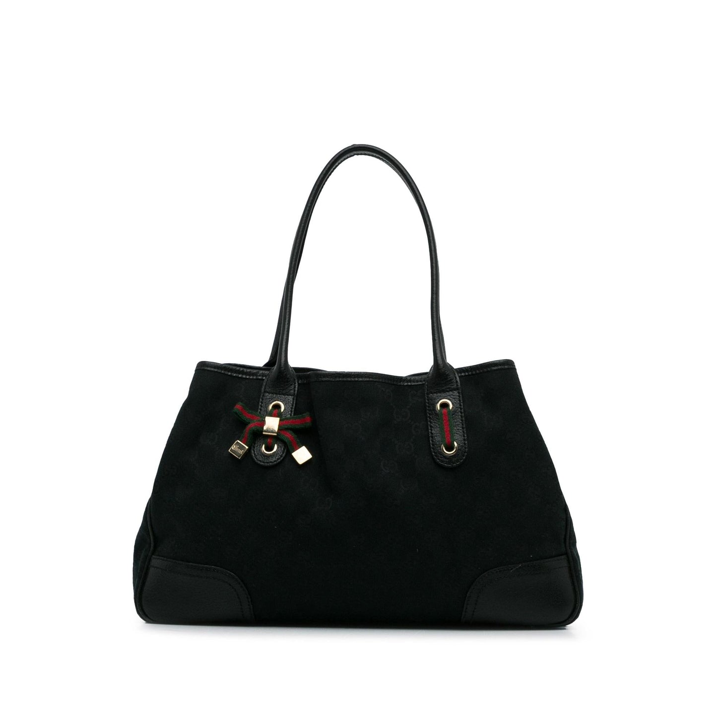 Gucci GG Princy SHG-6LK1oD Canvas Black Tote Bag