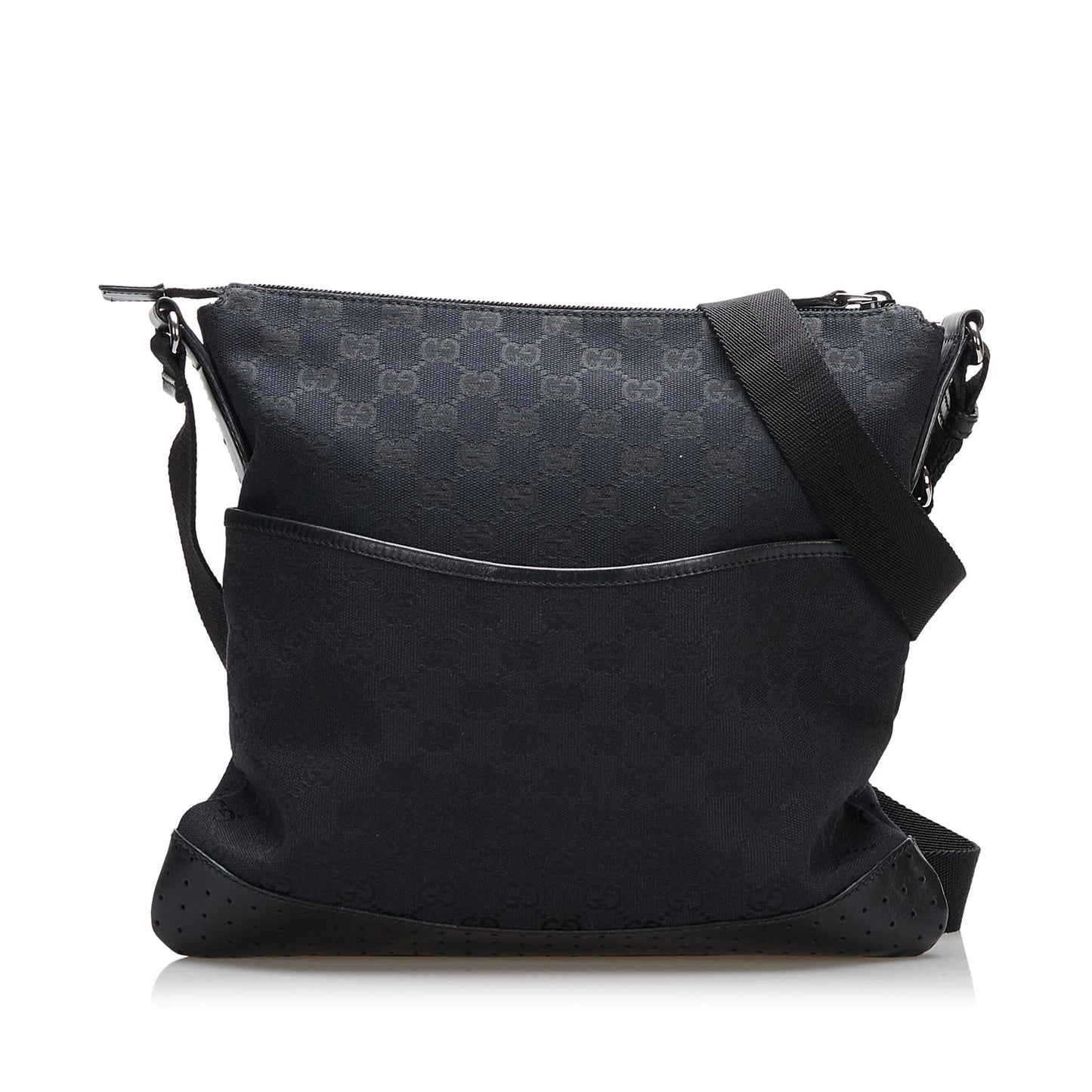 Gucci GG Punch SHG-CfvIV6 Canvas Black Crossbody Bag