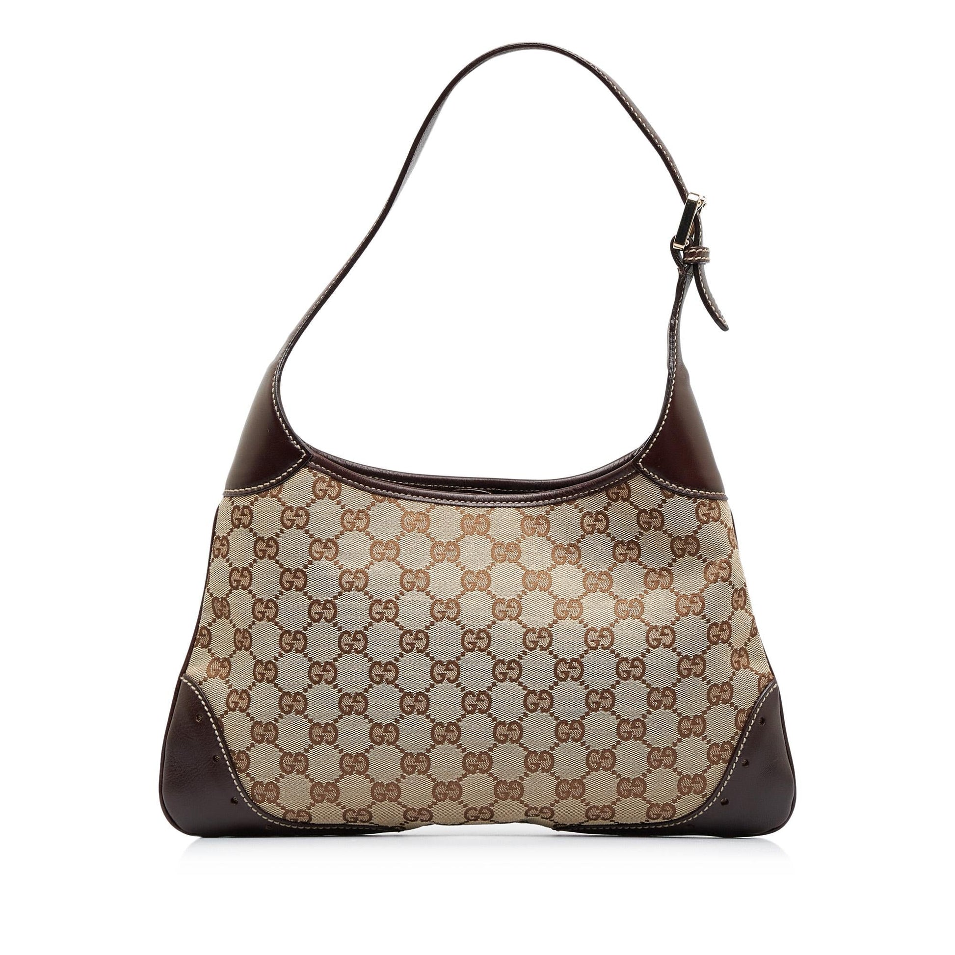 Gucci GG Punch SHG-mR2vQ1 Canvas Brown Shoulder Bag