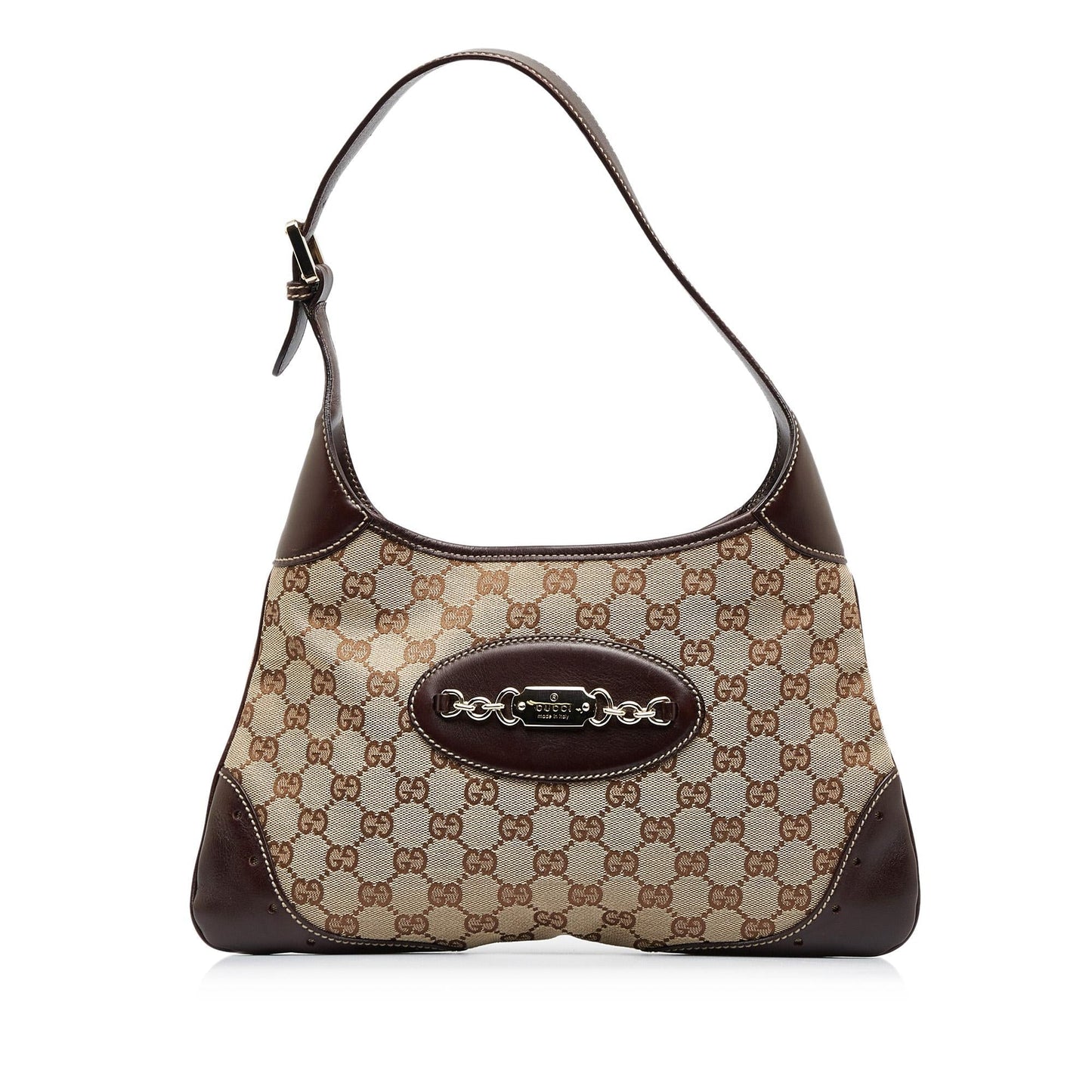 Gucci GG Punch SHG-mR2vQ1 Canvas Brown Shoulder Bag
