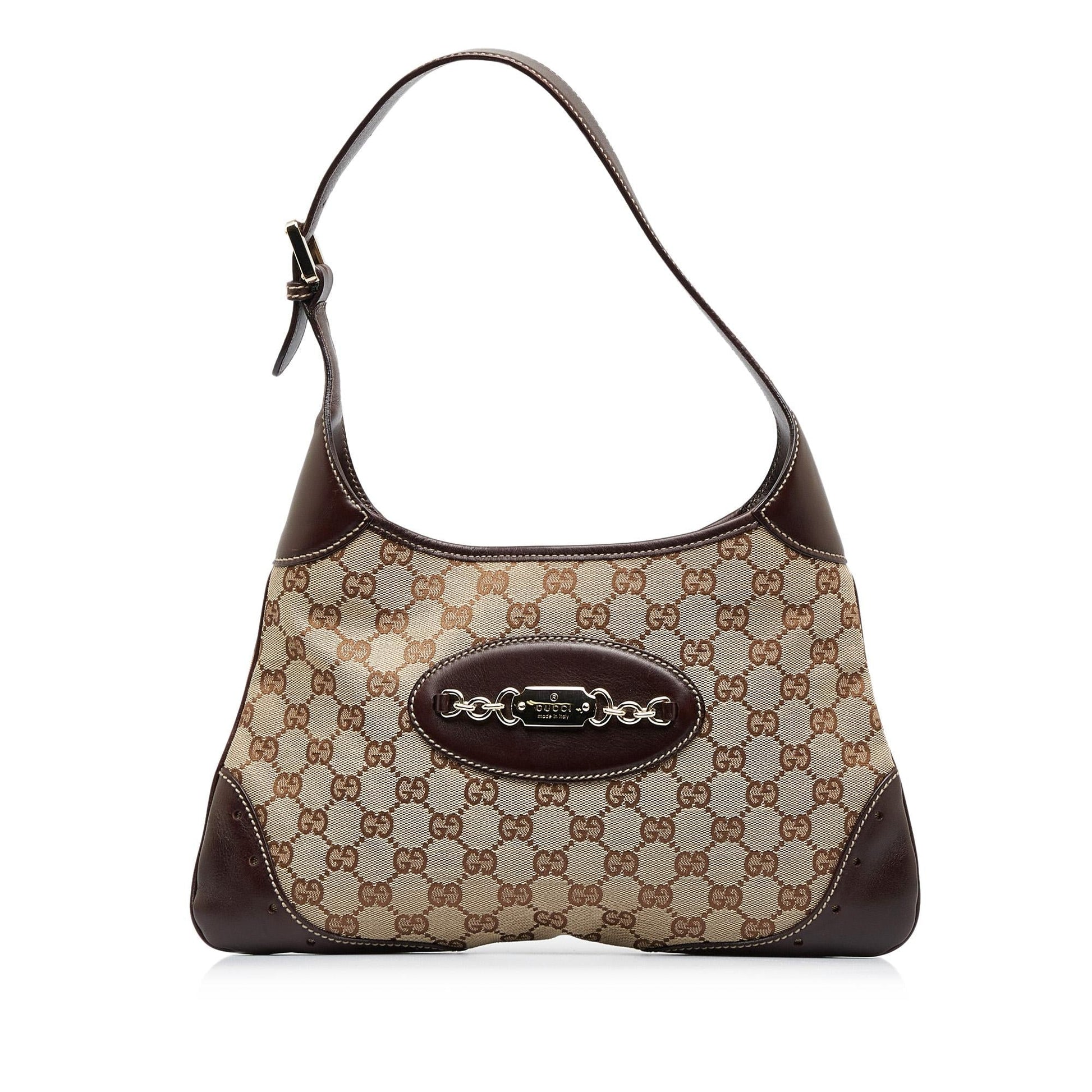 Gucci GG Punch SHG-mR2vQ1 Canvas Brown Shoulder Bag
