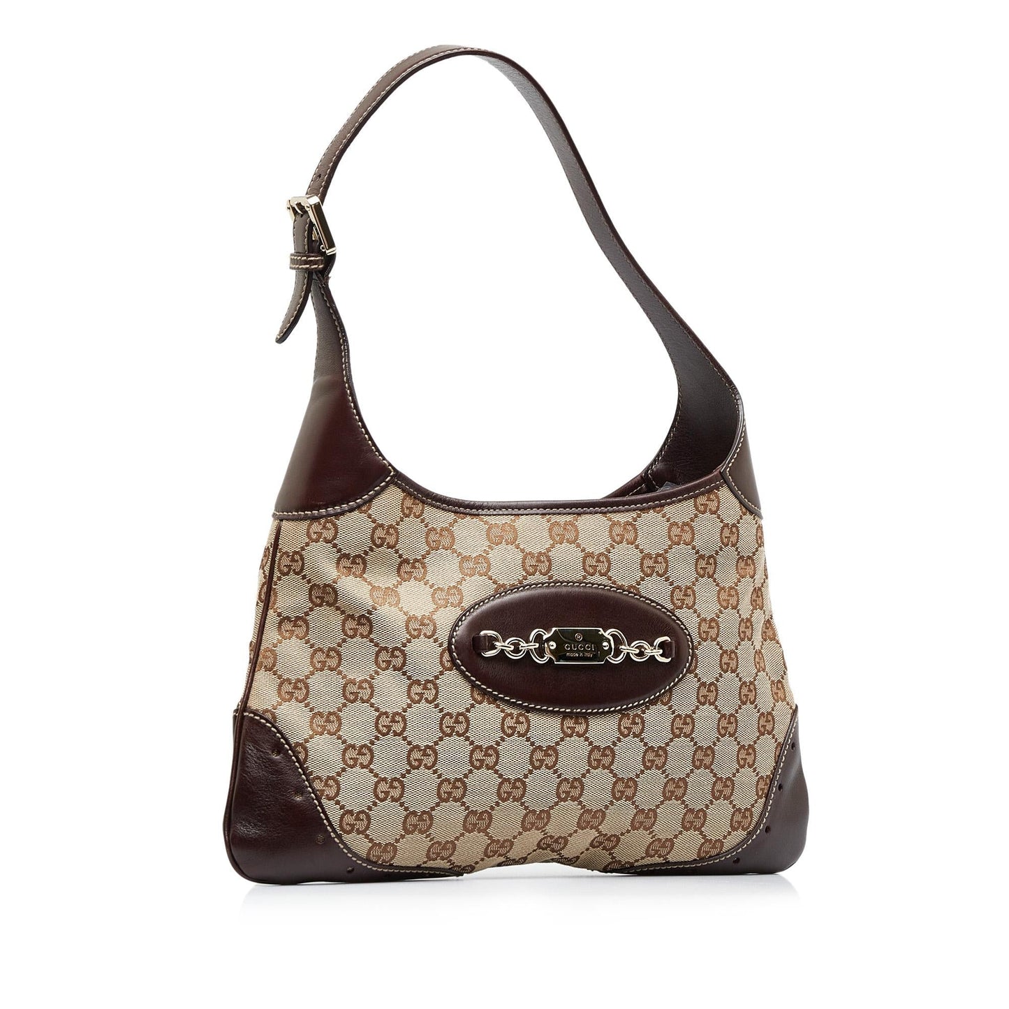 Gucci GG Punch SHG-mR2vQ1 Canvas Brown Shoulder Bag