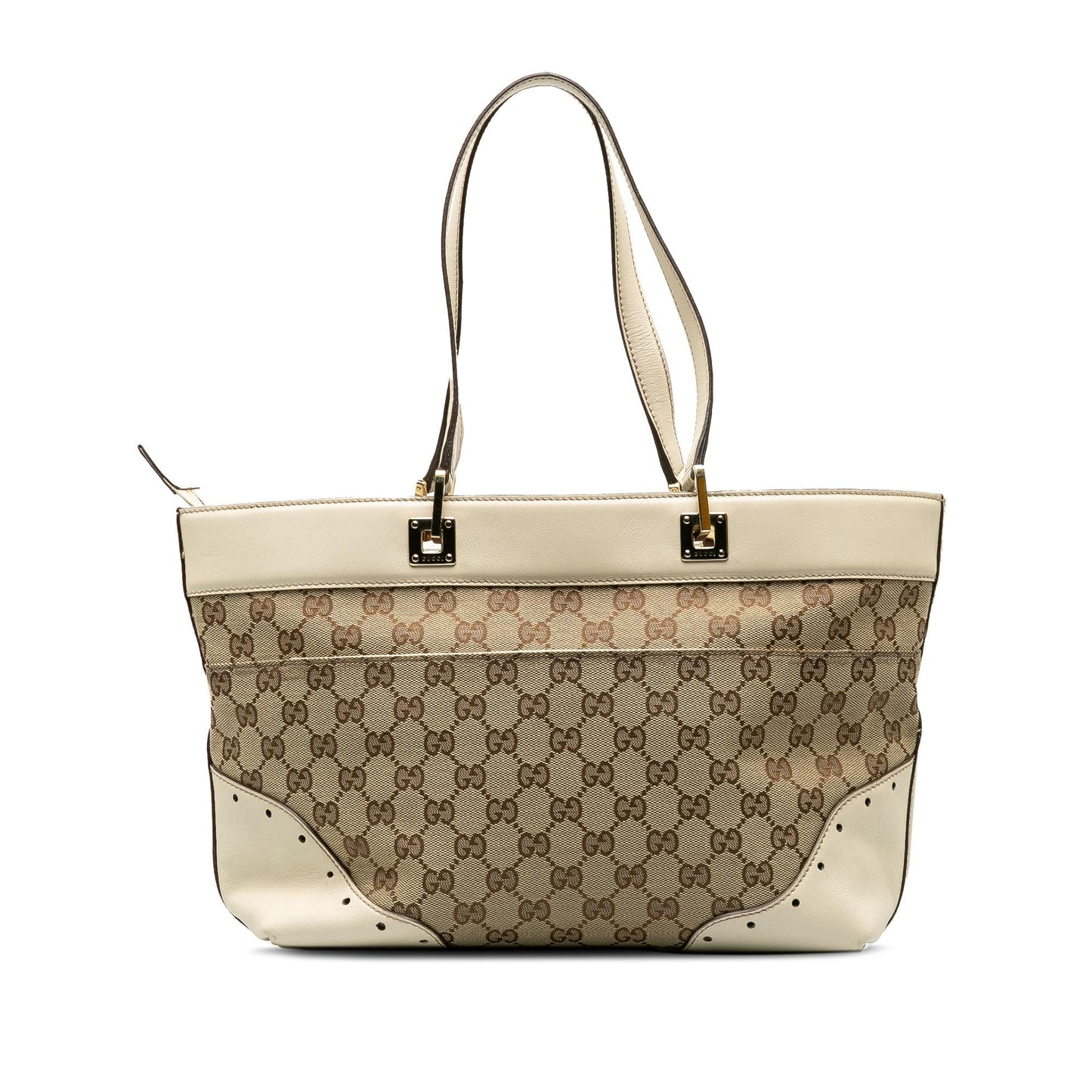 Gucci GG Punch SHG-9tCHfx Canvas Brown Tote Bag