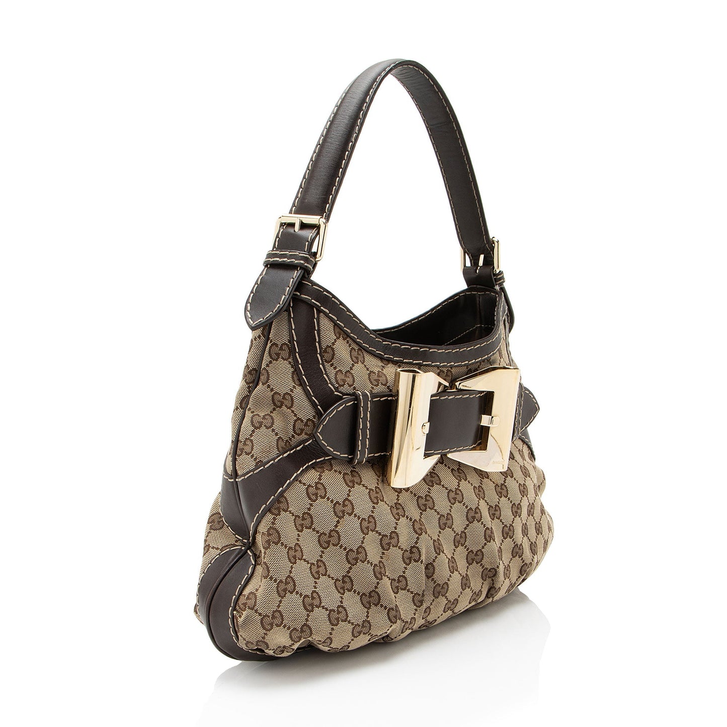 Gucci GG Queen Canvas Medium Shoulder Bag