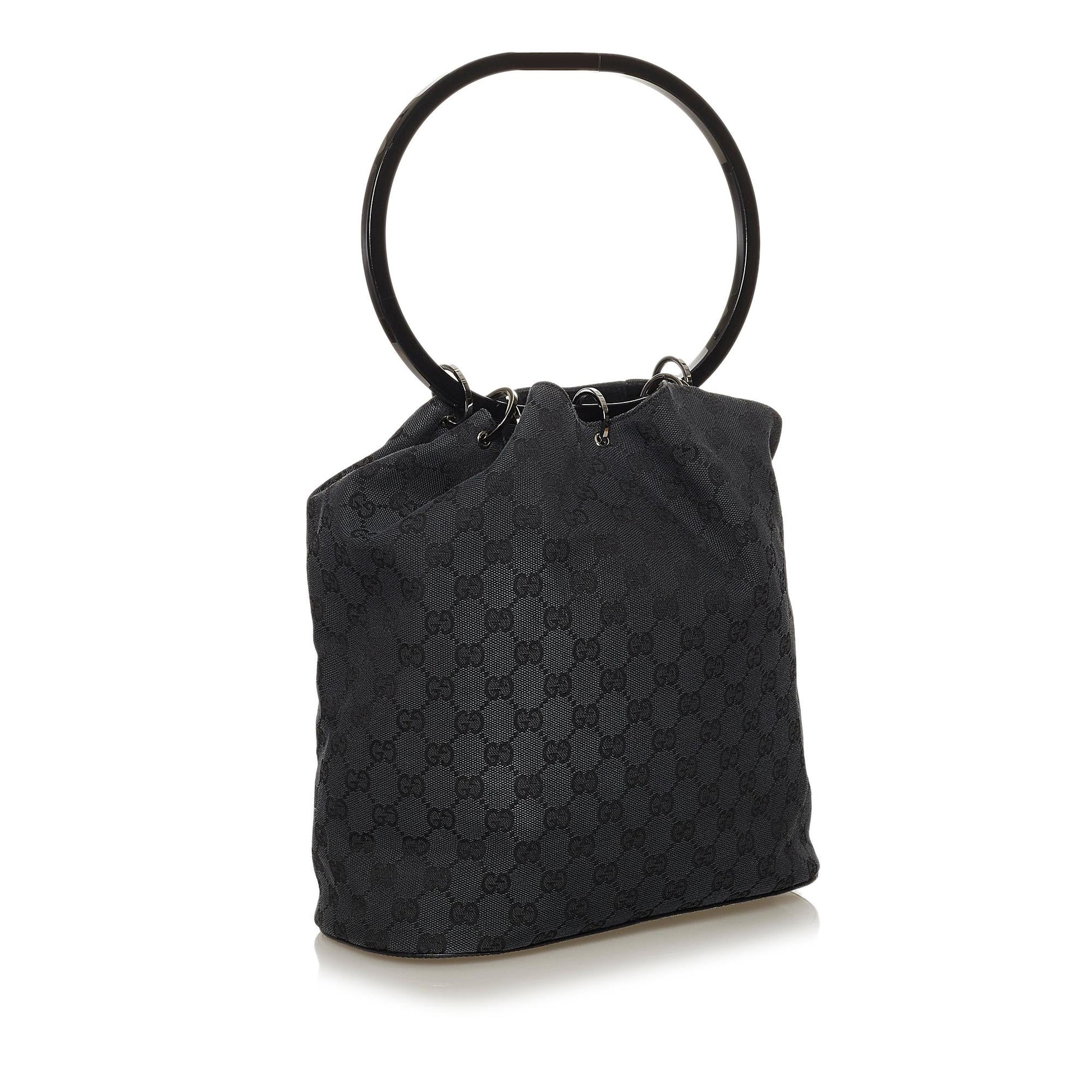 Gucci GG Canvas Ring Handle Handbag (SHG-28500)