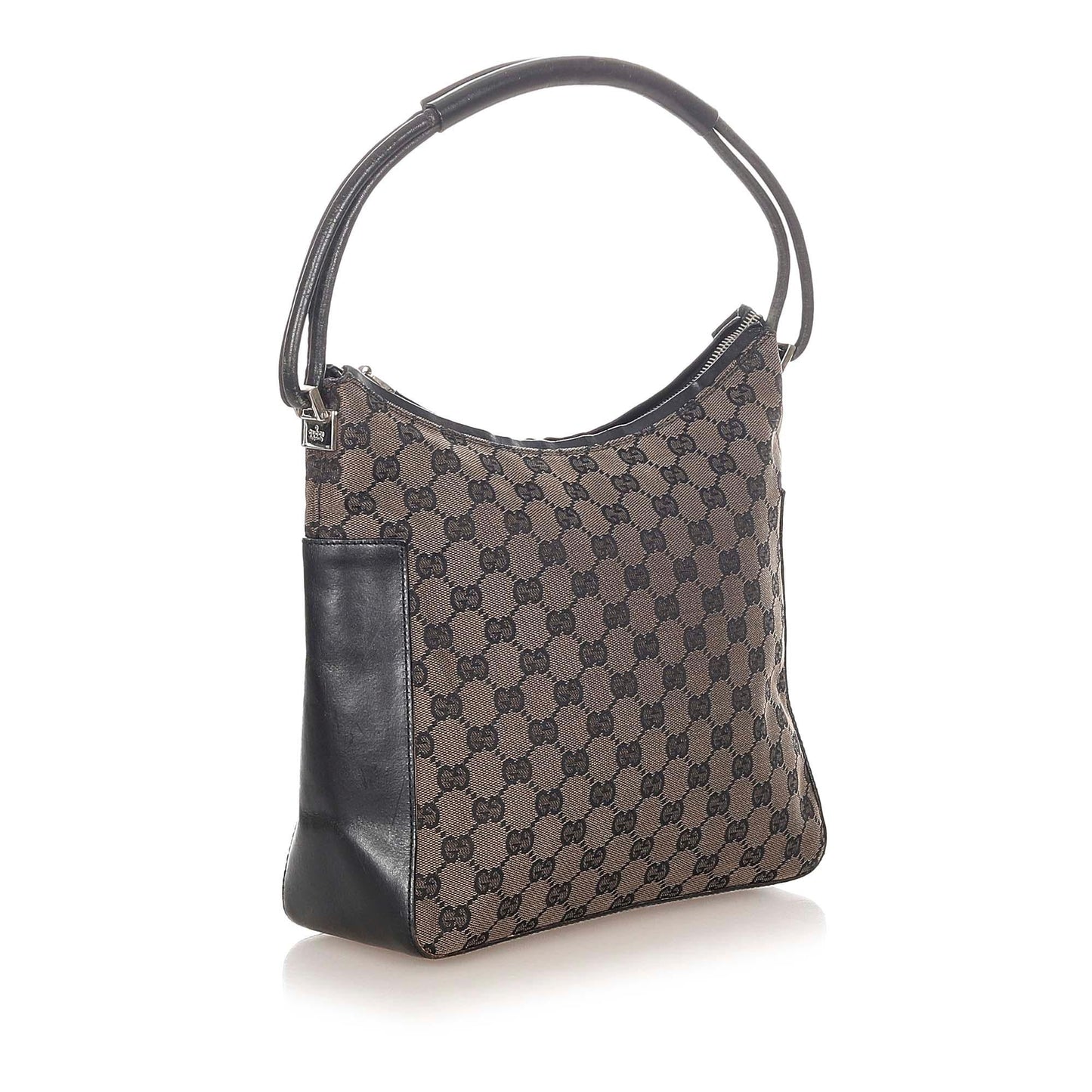 Gucci GG SHG Canvas Black Brown Shoulder Bag