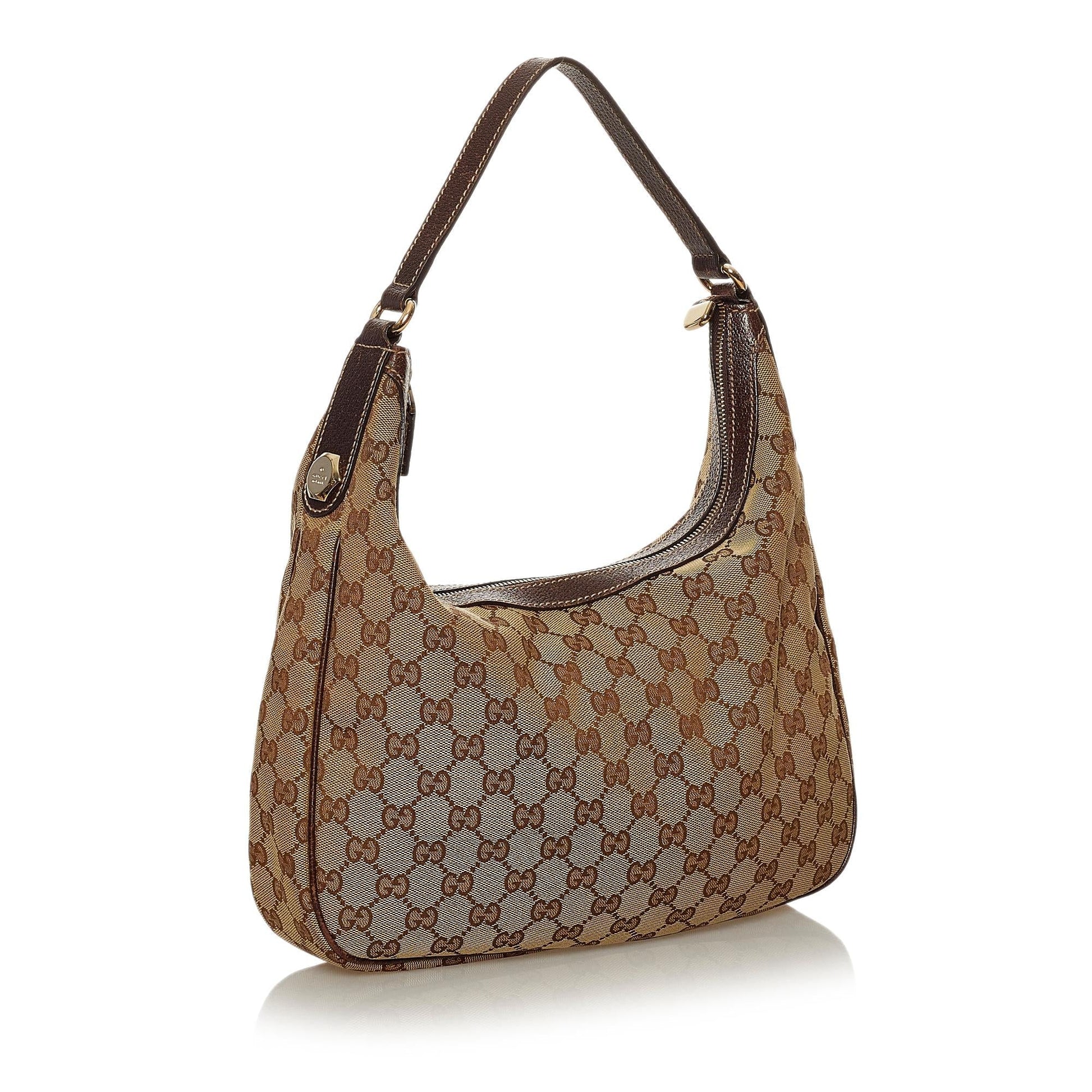 Gucci GG SHG Canvas Brown Shoulder Bag 18