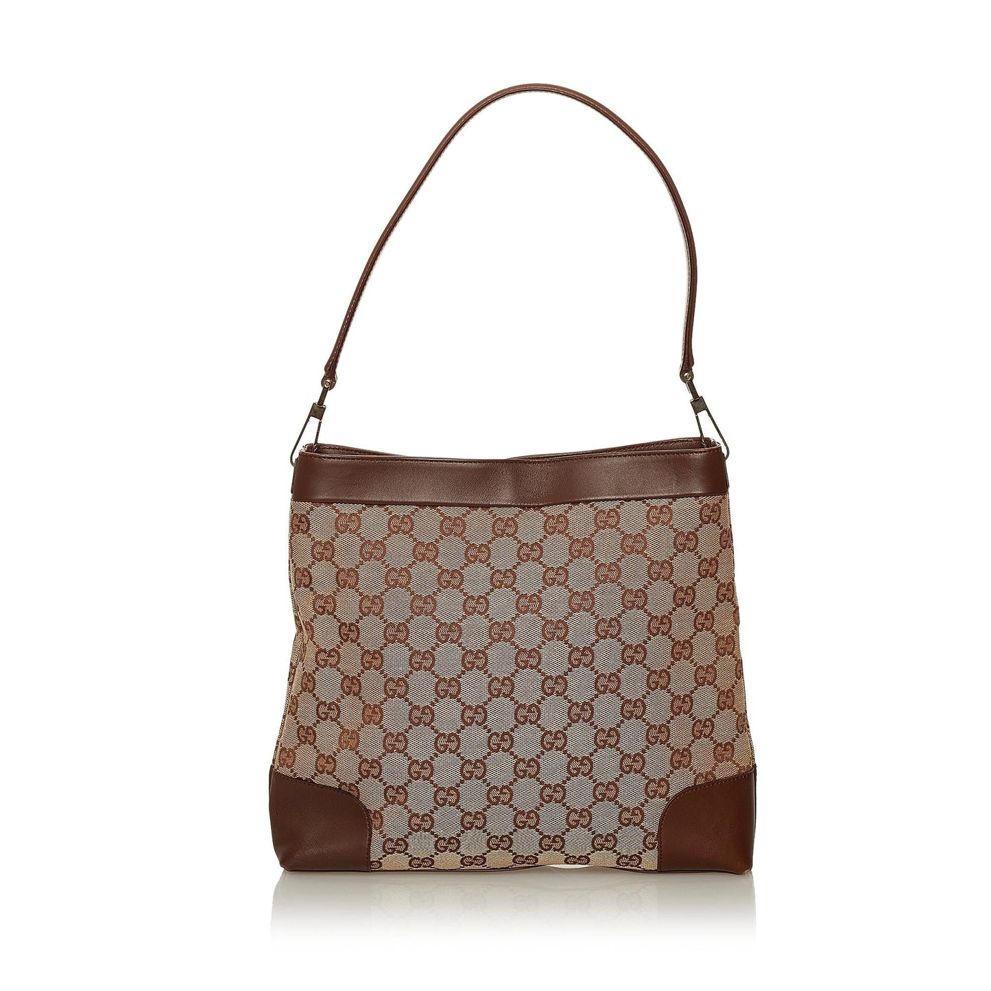 Gucci GG SHG Canvas Brown Shoulder Bag 21