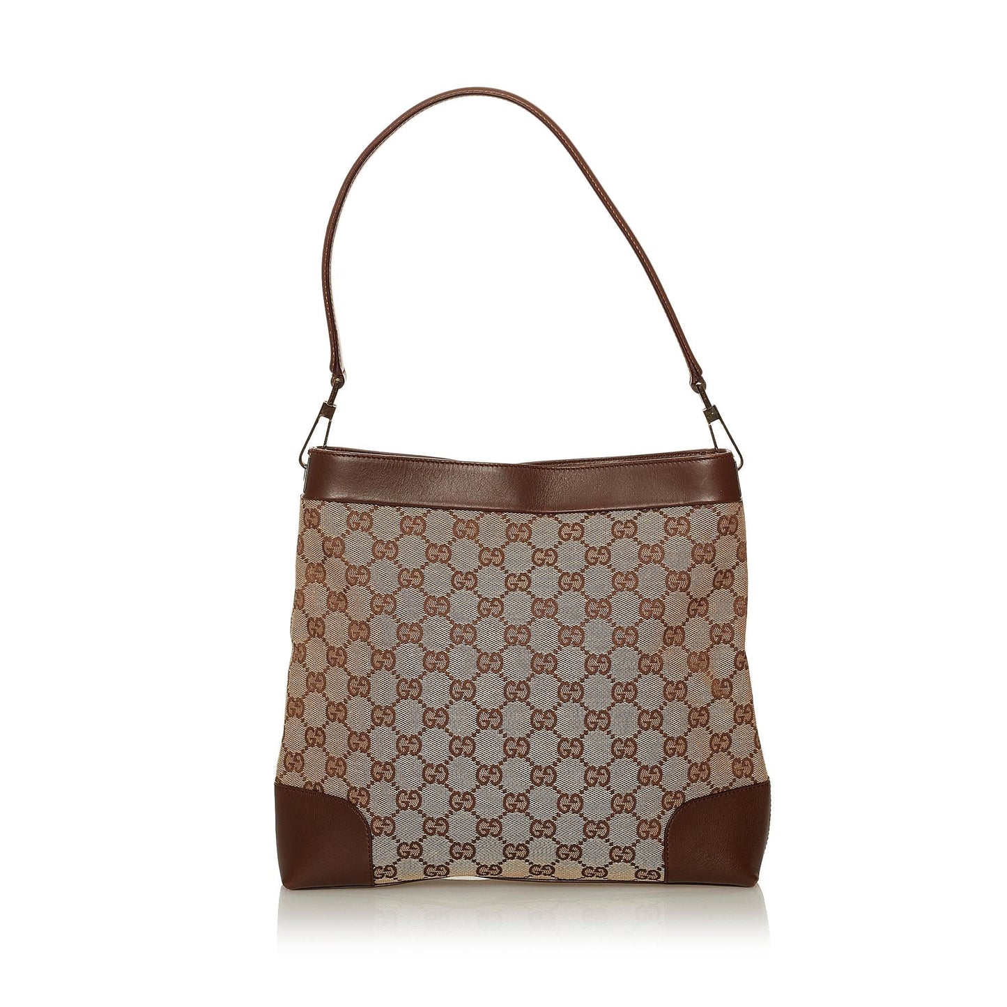 Gucci GG SHG Canvas Brown Shoulder Bag 21