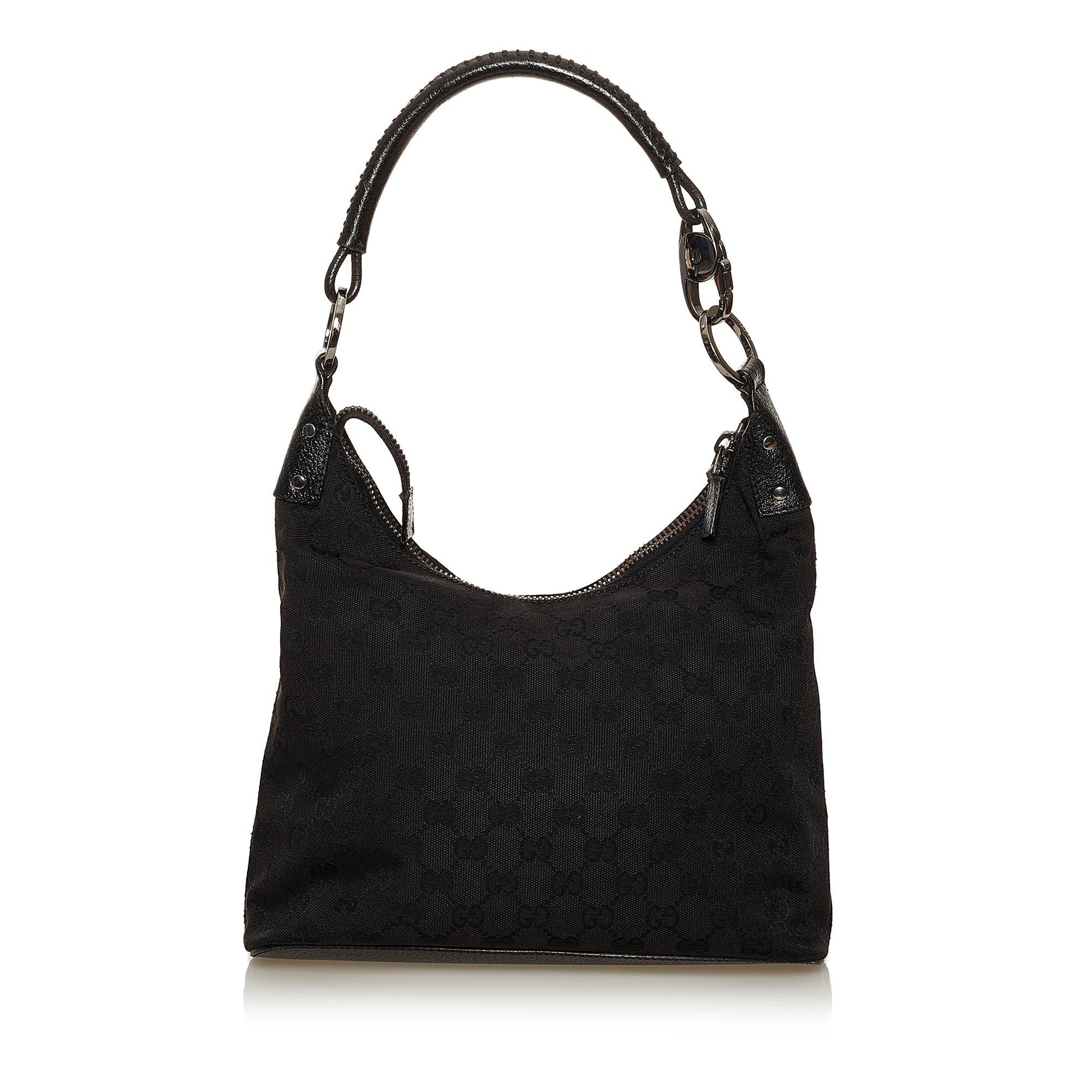 Gucci GG SHG Canvas Black Shoulder Bag 14