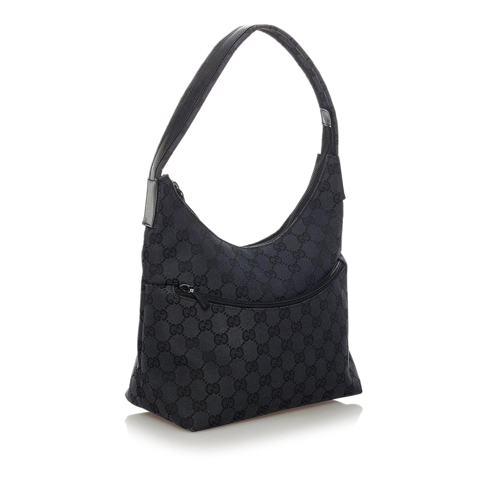 Gucci GG SHG Canvas Black Shoulder Bag 15