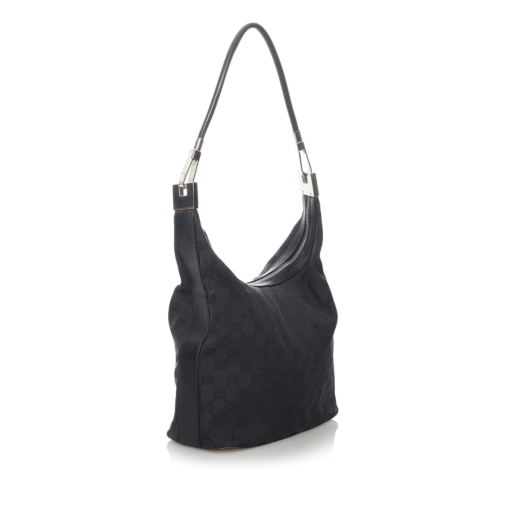 Gucci GG SHG Canvas Black Shoulder Bag 19