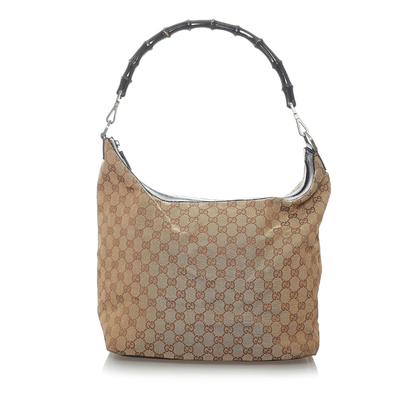 Gucci GG SHG Canvas Black Brown Shoulder Bag 3