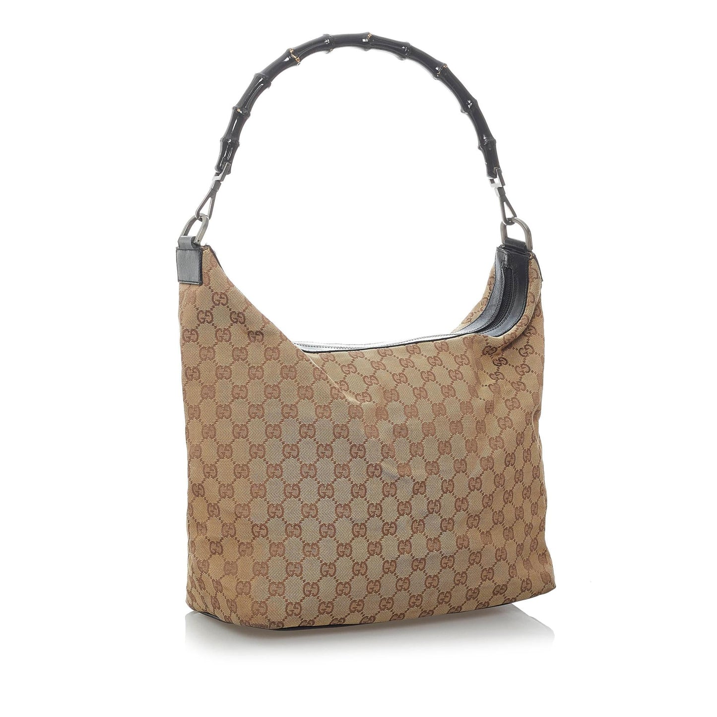 Gucci GG SHG Canvas Black Brown Shoulder Bag 3