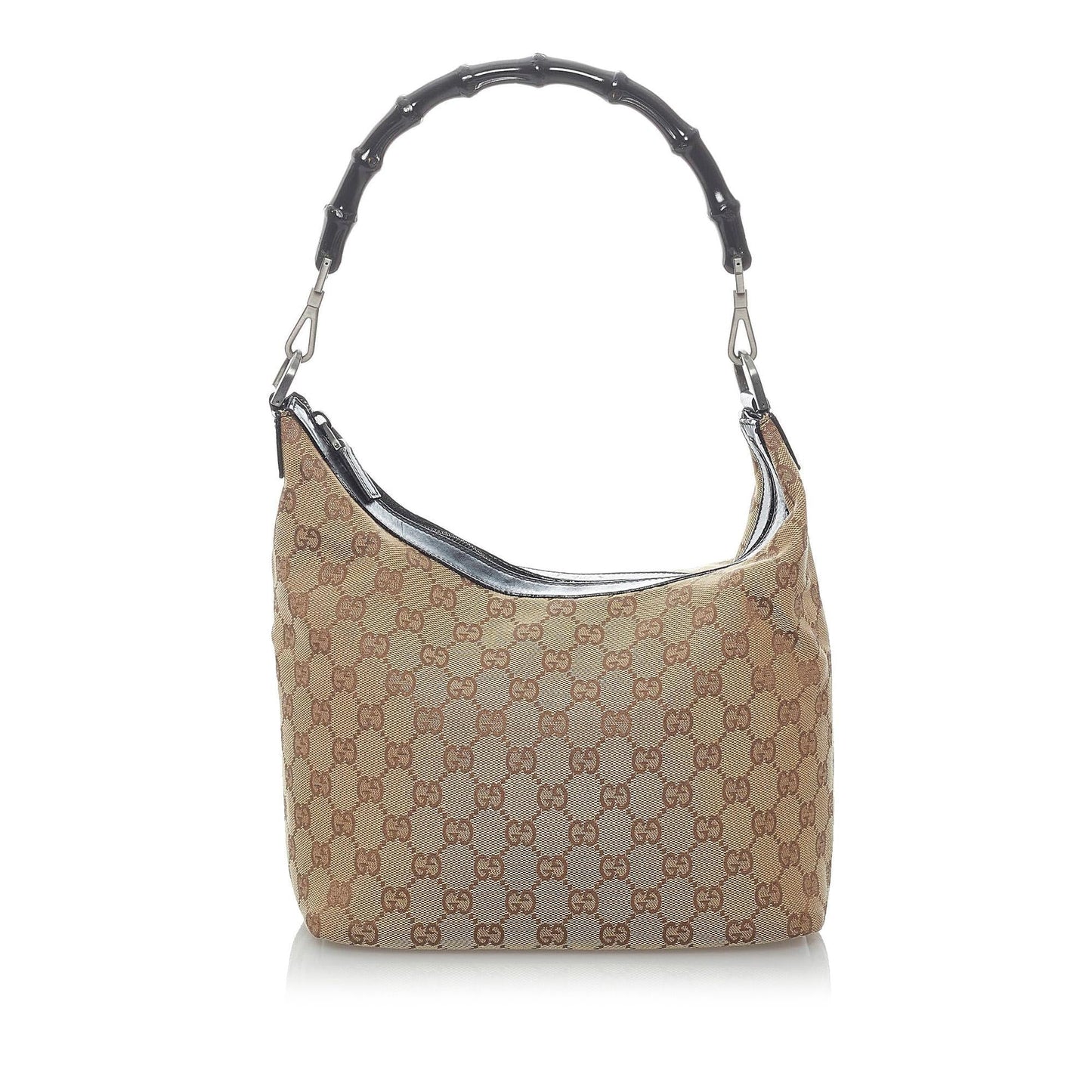 Gucci GG SHG Canvas Black Brown Shoulder Bag 4